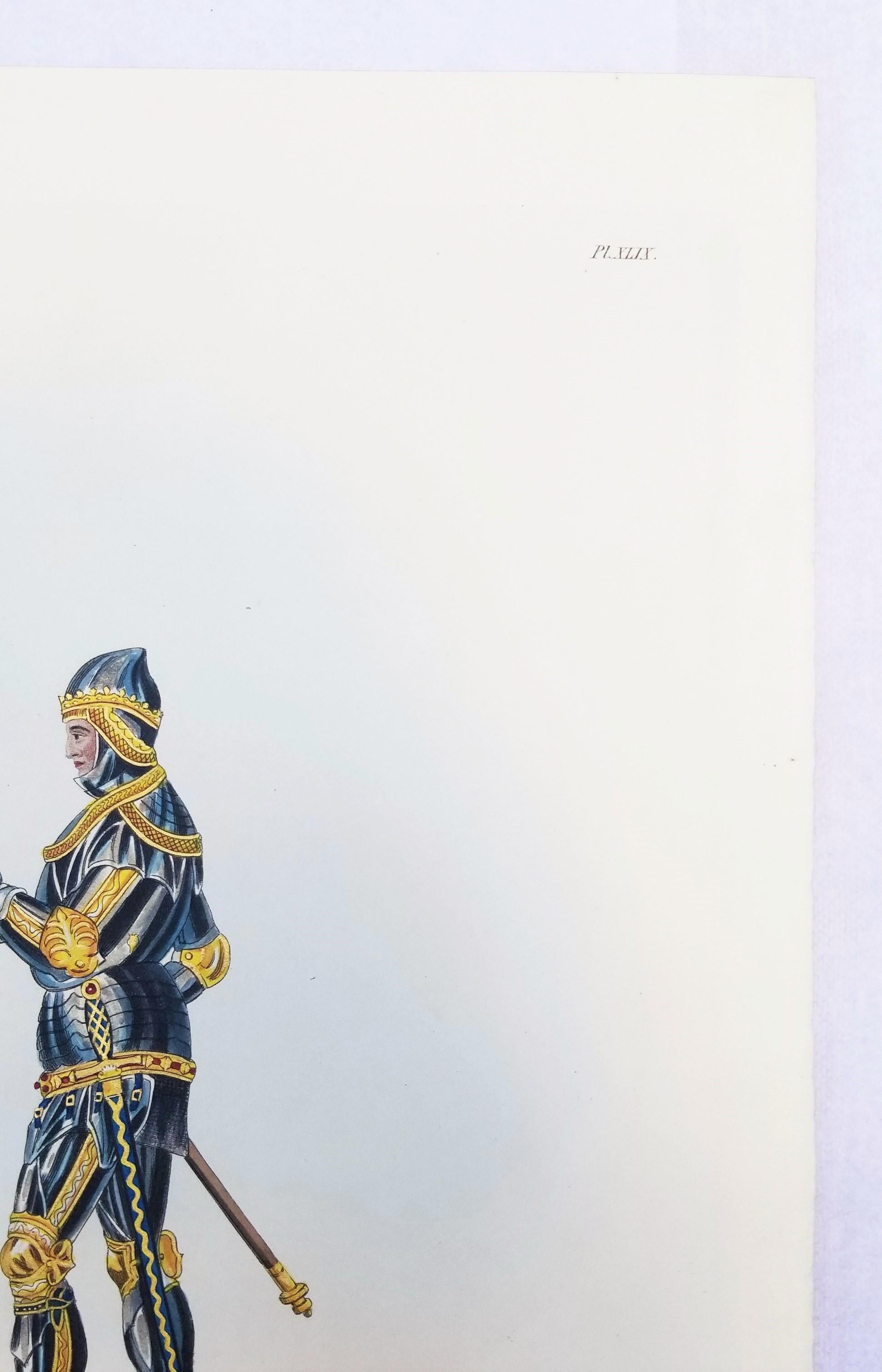 John Knight of Somerset /// Cavaliere Medievale Soldato Guerriero Spada Lancia Arte Pike in vendita 2