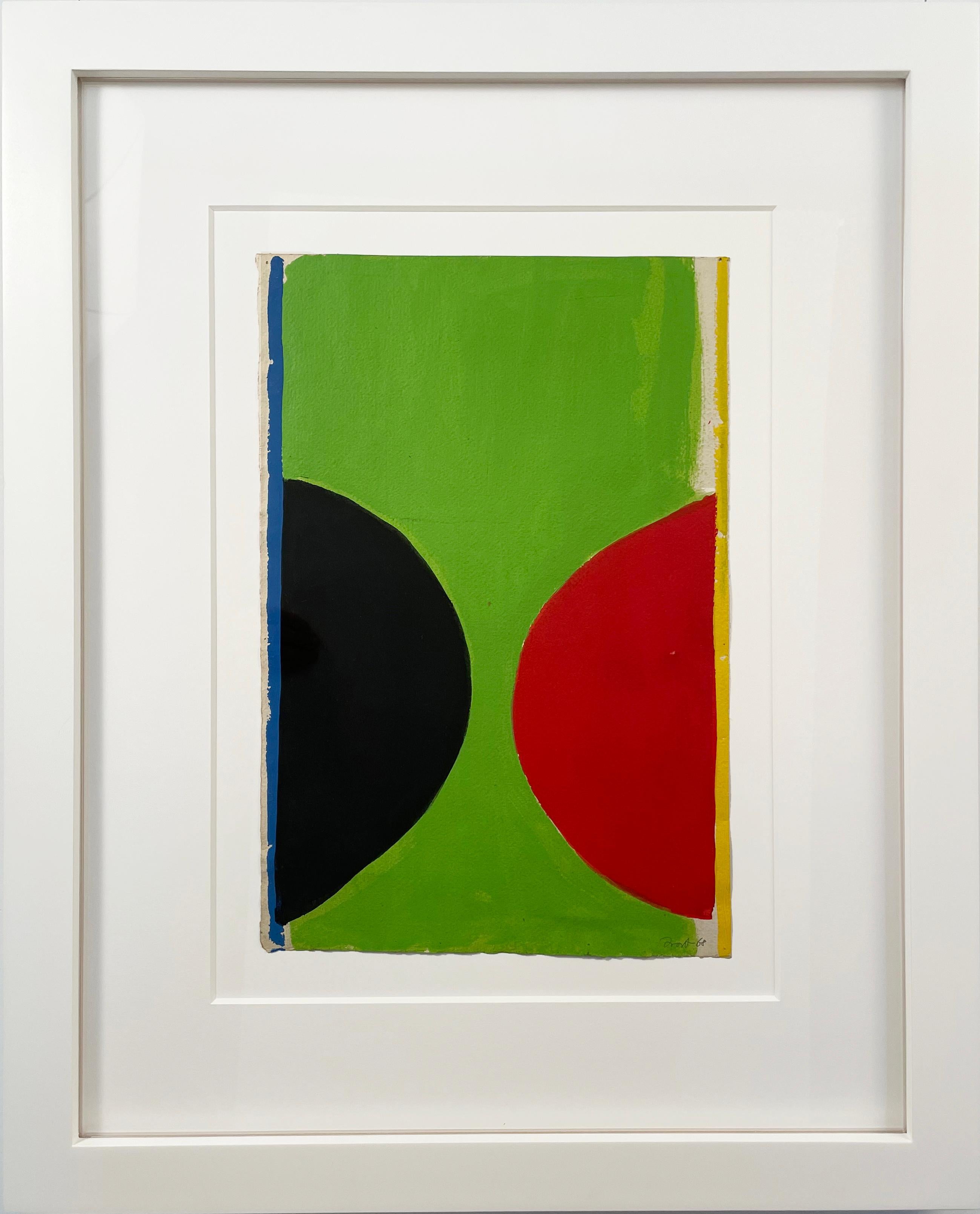 Sir Terry Frost Abstract Painting - Circle Composition Abstract