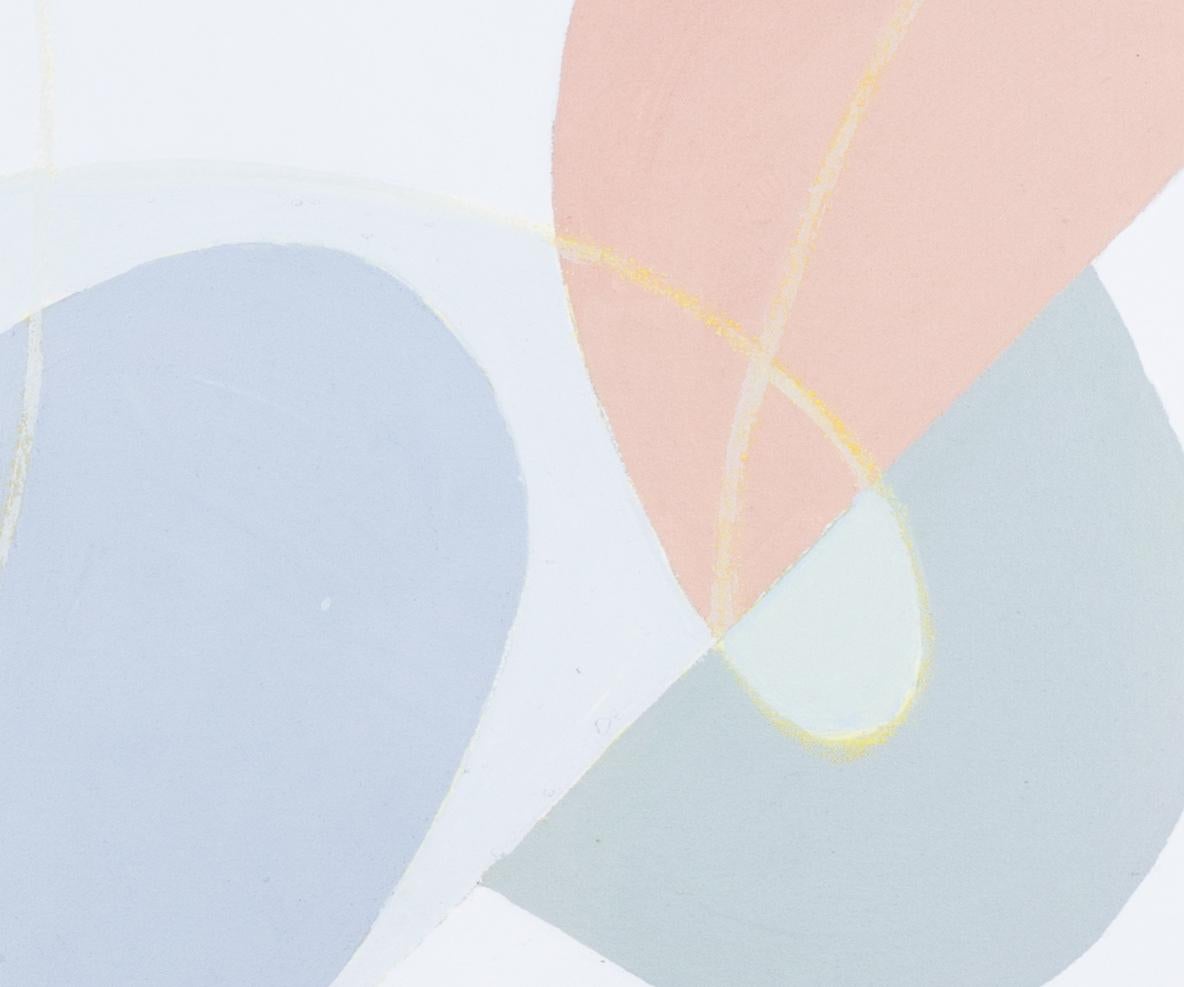 Sir Terry Frost abstract painting, pastel colours, British Cornish school For Sale 2