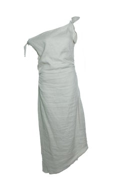 Sir. The label, white tamara tie linen midi dress