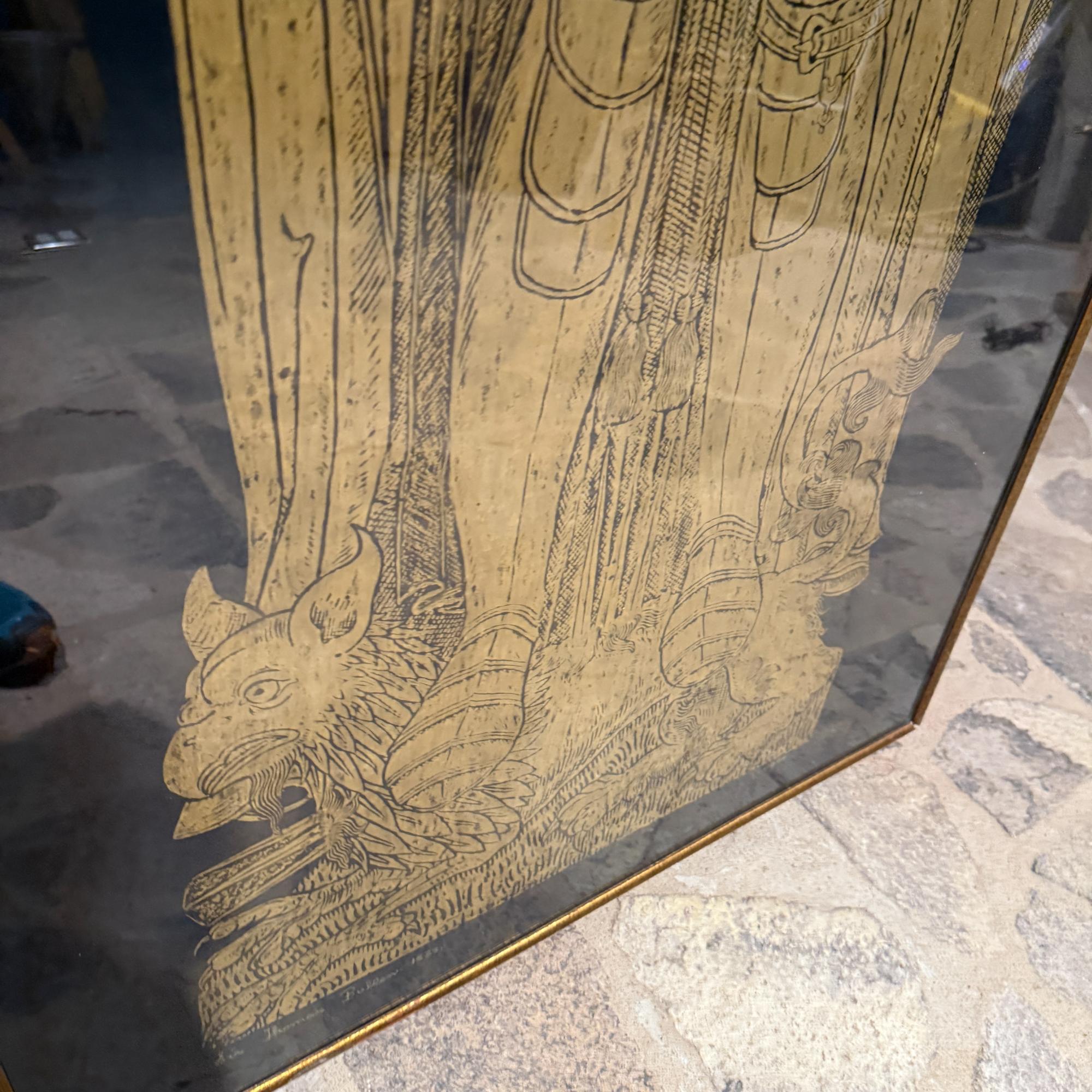 Sir Thomas Boleyn Handmade Brass Rubbing Art/British Royality For Sale 4