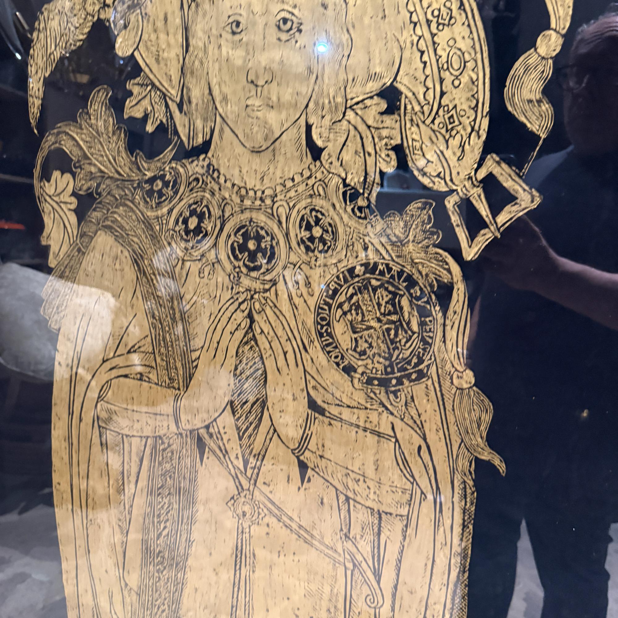 Sir Thomas Boleyn Handmade Brass Rubbing Art/British Royality For Sale 1