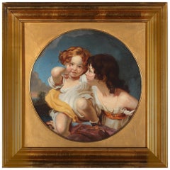 After Sir Thomas Lawrence - Late 19th Century Oil, The Calmady Children