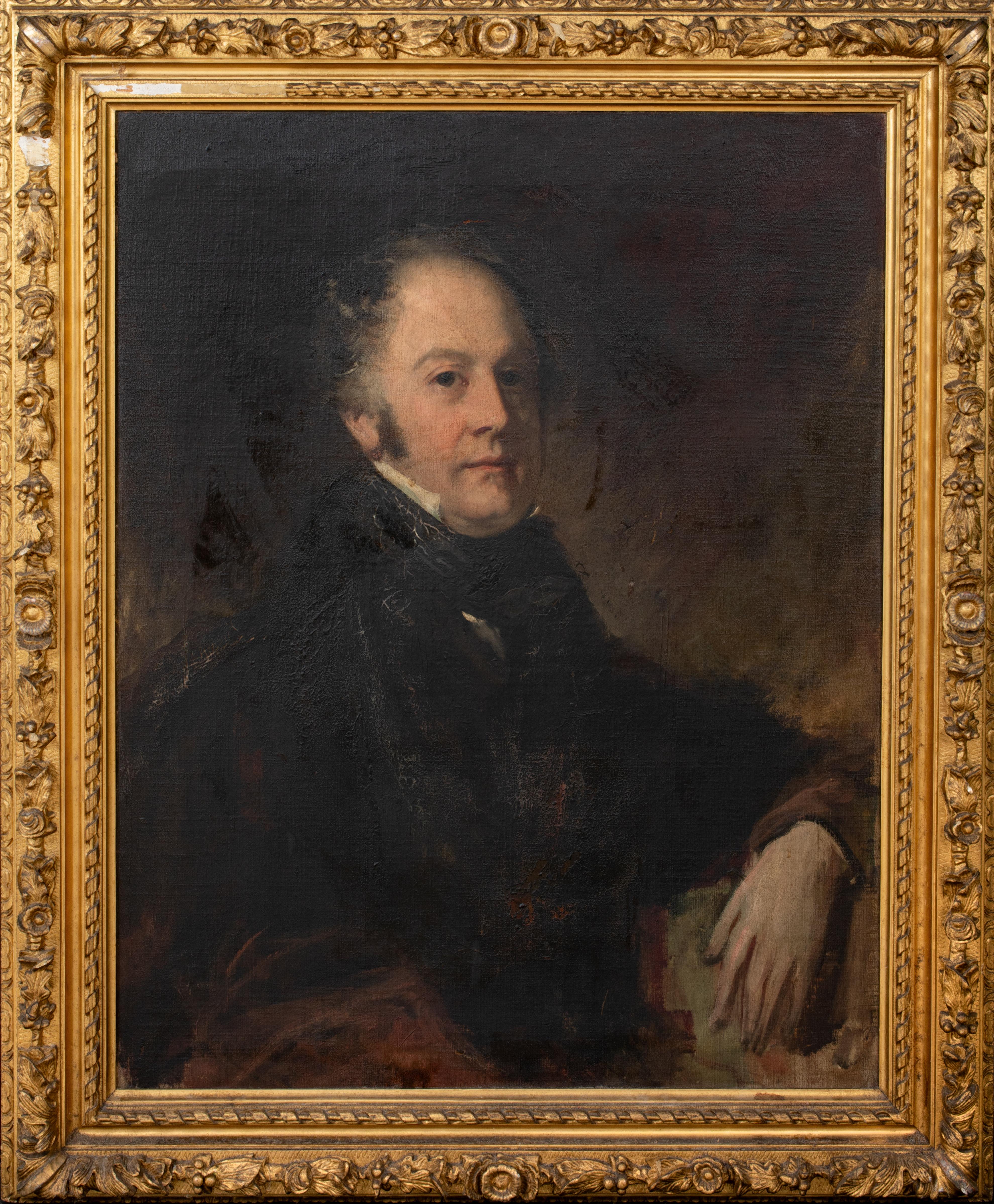 Portrait identified as Self Portrait Of Sir Thomas Lawrence (1769-1820), circa 1830

Large 19th Century English Regency portrait believed to be a self portrait of Sir Thomas Lawrence, oil on canvas. Excellent quality and good condition portrait