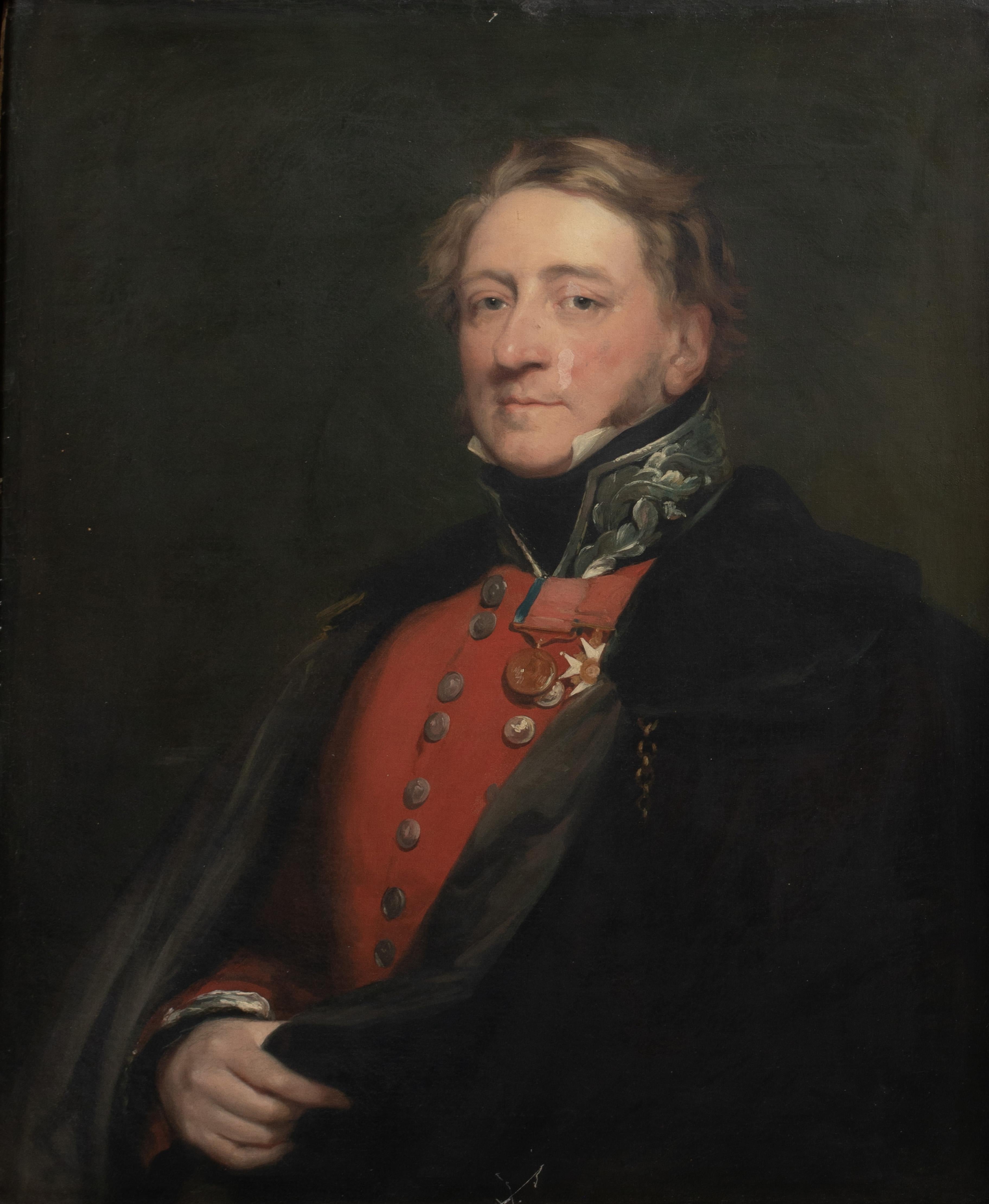 Sir Thomas Lawrence Portrait Painting - Portrait of A British Officer, traditionally identified as Leiutentant-General S