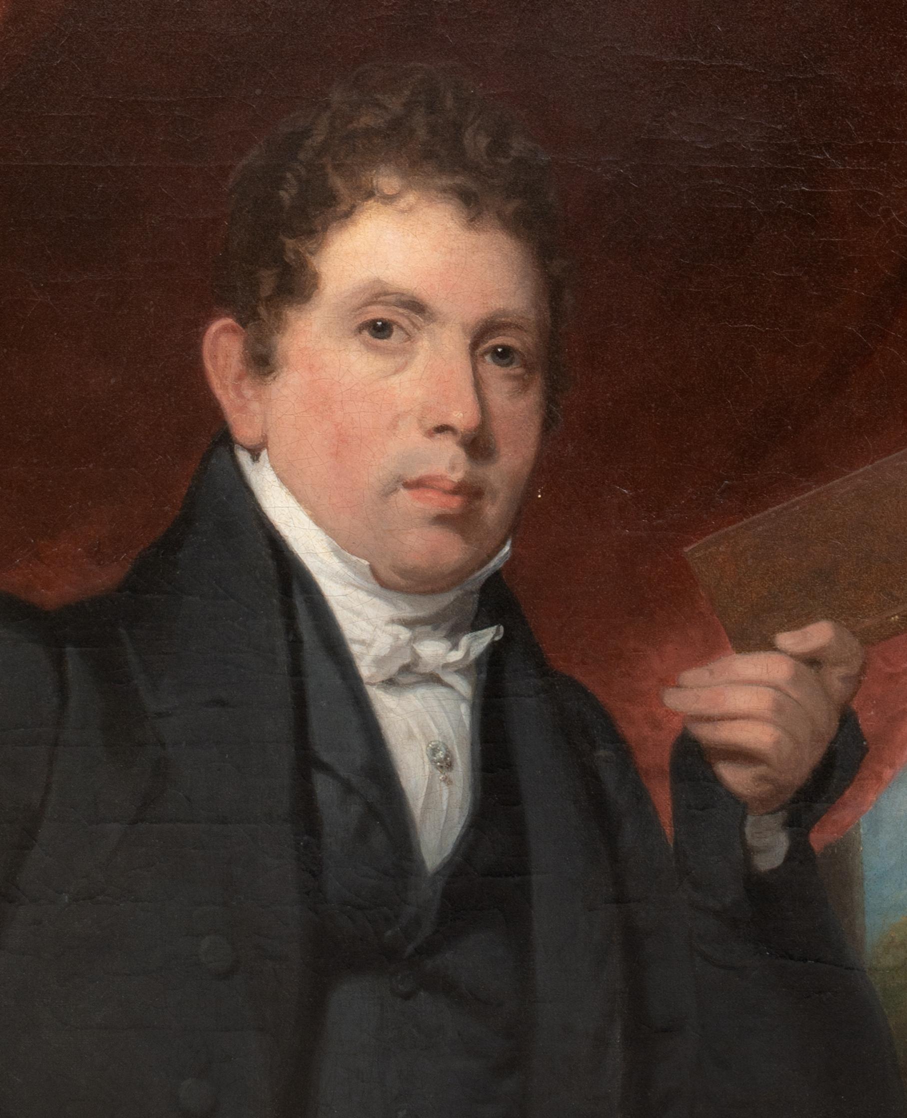 Portrait d'un gentleman lisant, début du 19e siècle 3