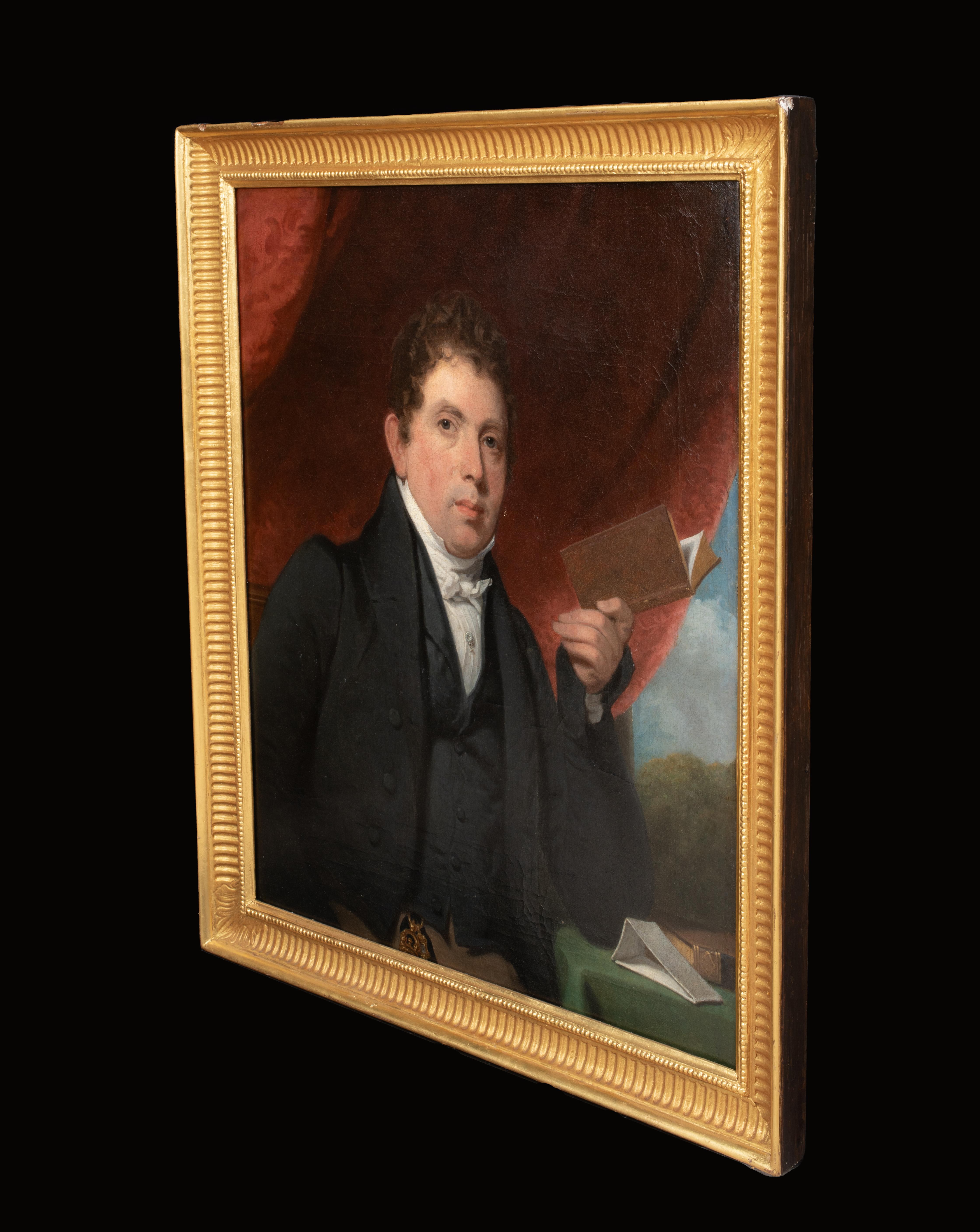 Portrait d'un gentleman lisant, début du 19e siècle 4