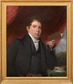 Portrait Of A Gentleman Reading, early 19th Century