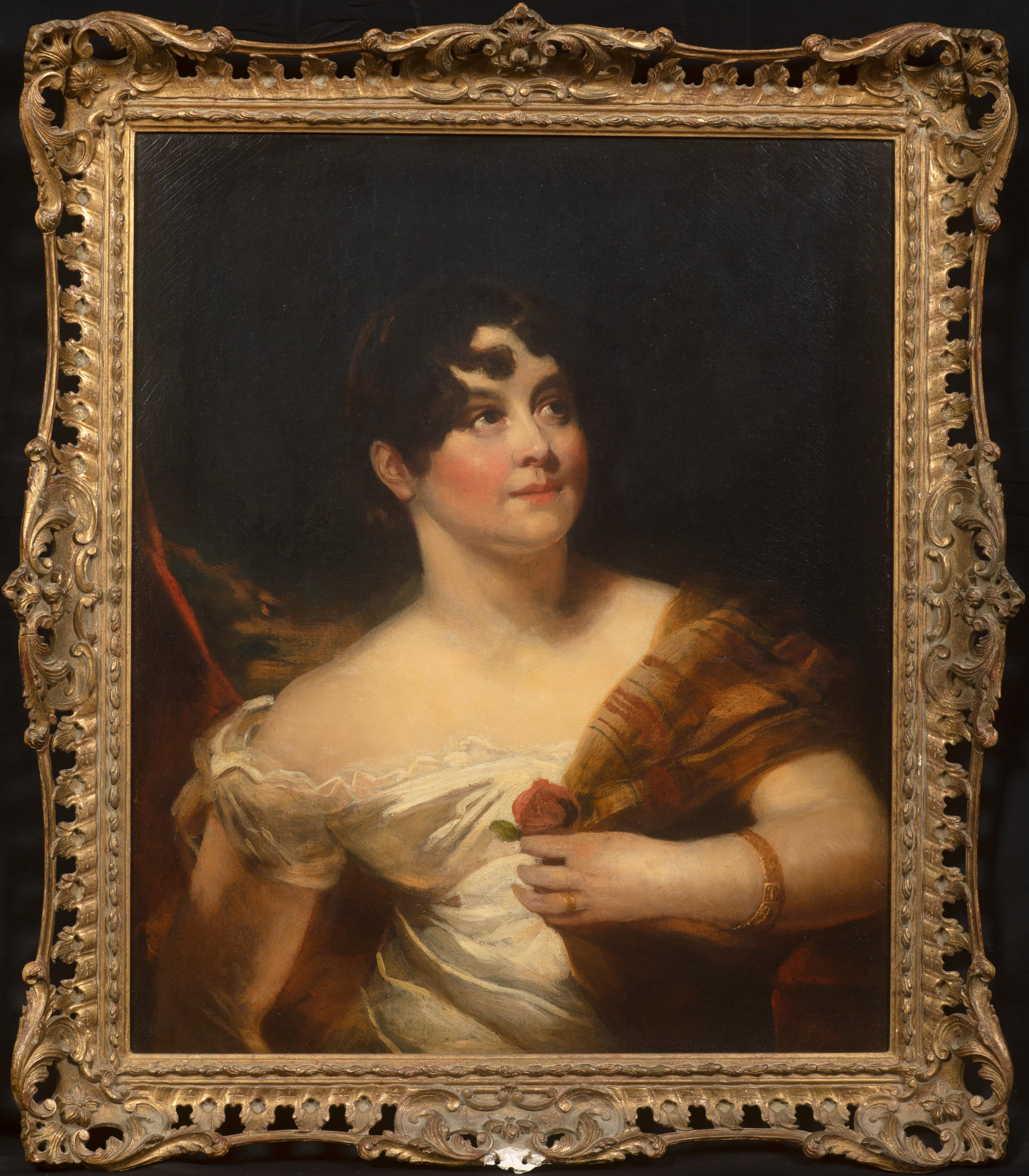 Sir Thomas Lawrence Portrait Painting - Portrait Of A Lady, 19th Century