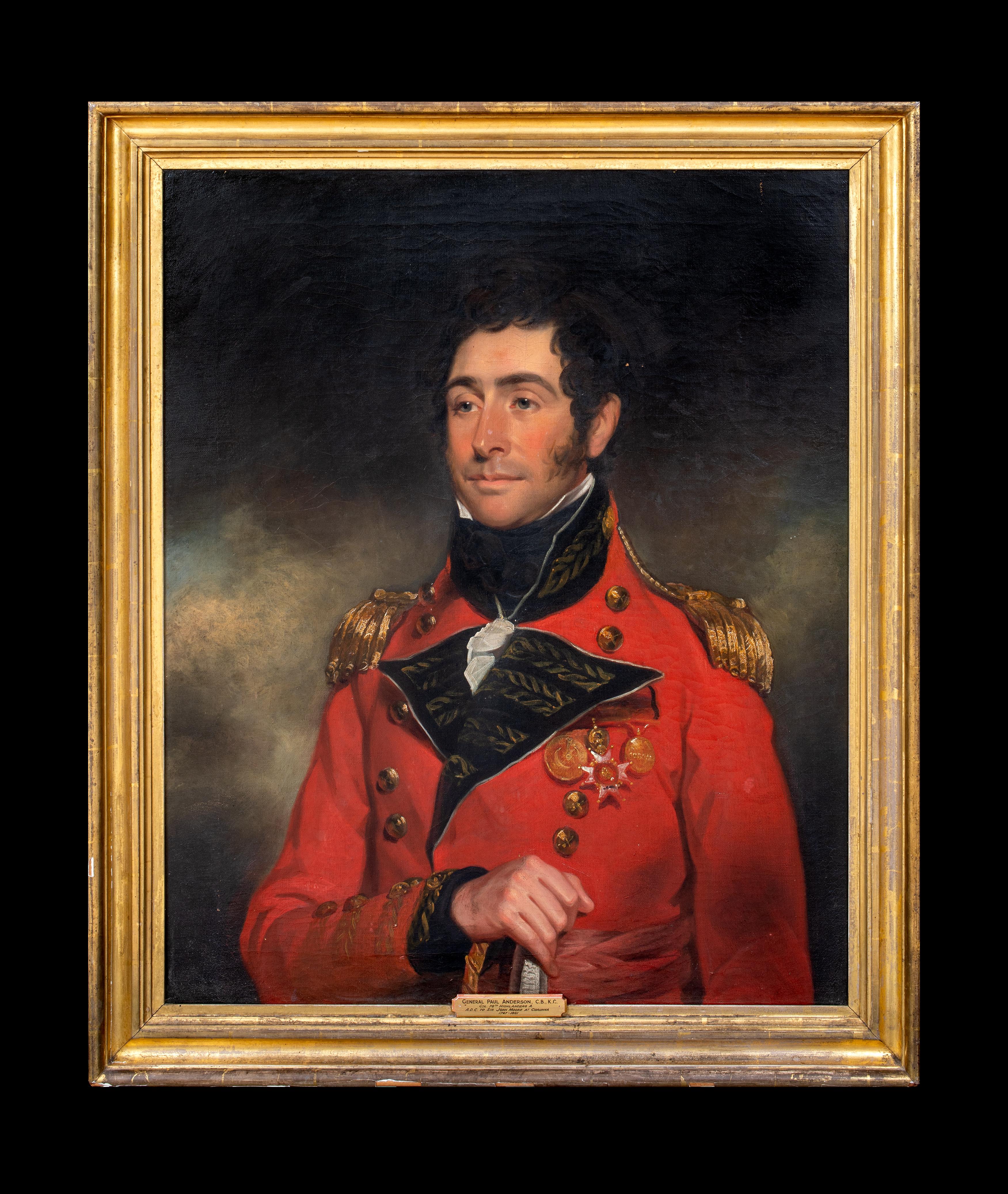 Ritratto del tenente generale Paul Anderson, inizio XIX secolo - Painting di Sir Thomas Lawrence