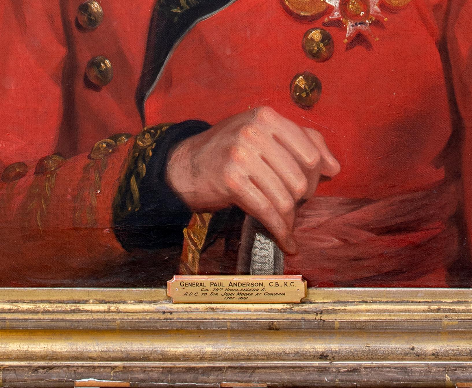 Ritratto del tenente generale Paul Anderson, inizio XIX secolo 

Studio A di Sir Thomas Lawrence (1769-1830) - Ufficiale delle guerre napoleoniche sotto John Moore

Grande ritratto del tenente generale Paul Anderson del 1805 circa, olio su tela.