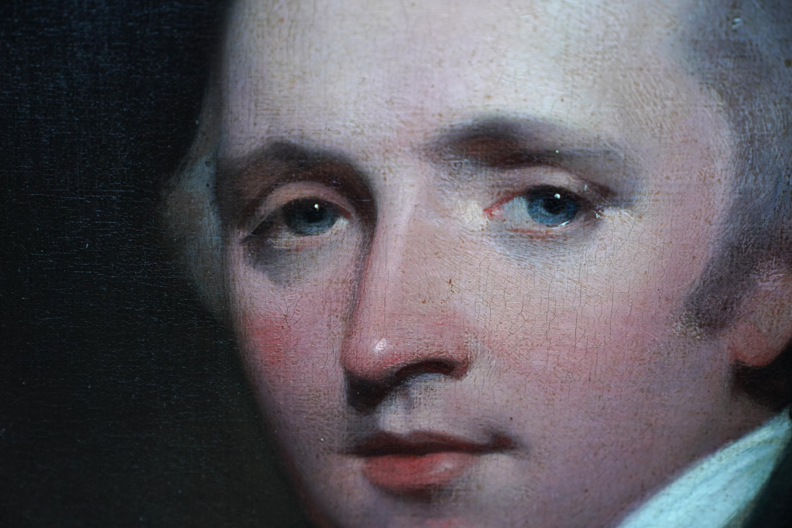 Portrait of Major General James Hanson Salmond - British 18thC art oil painting For Sale 1