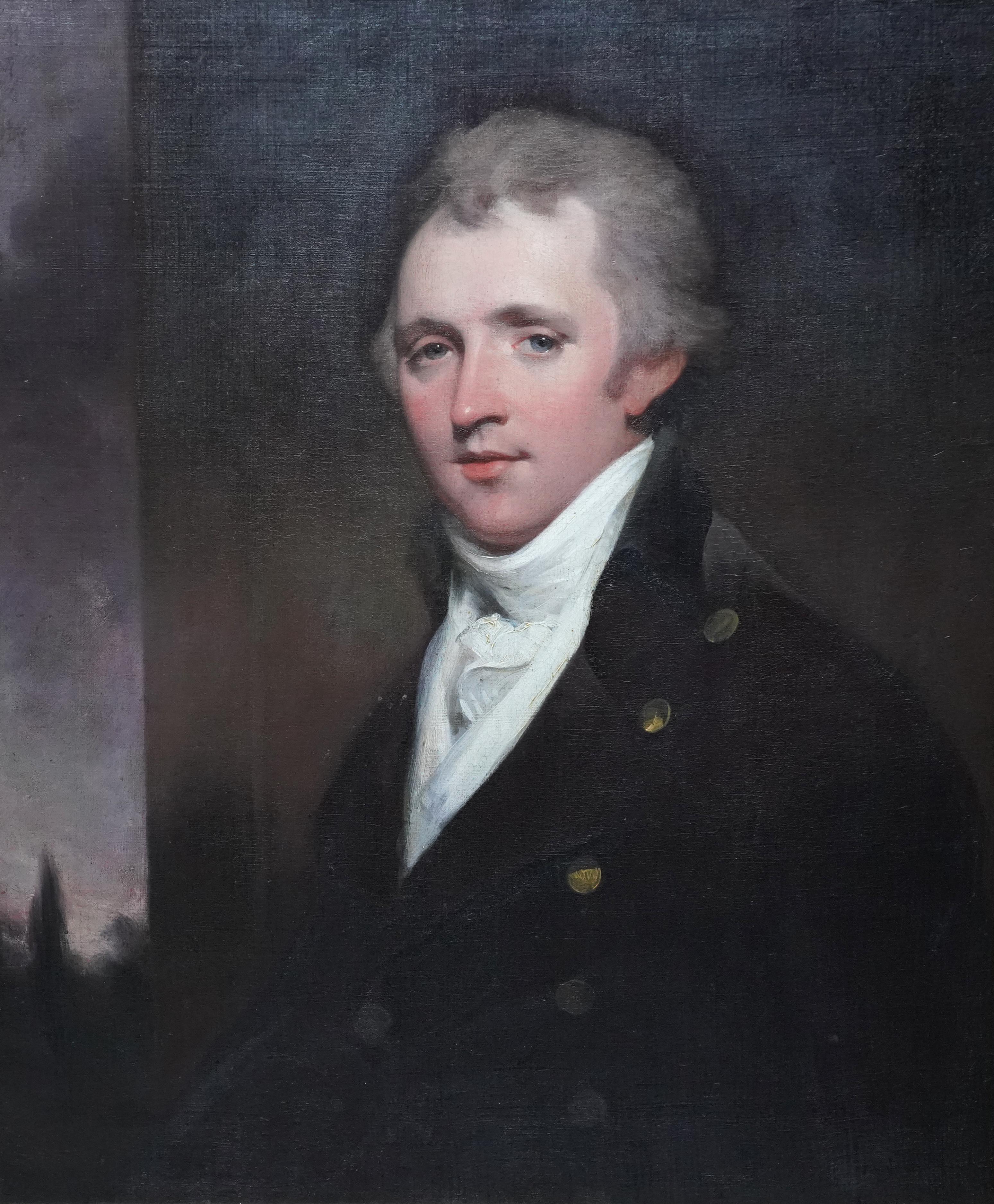 Portrait of Major General James Hanson Salmond - British 18thC art oil painting For Sale 3