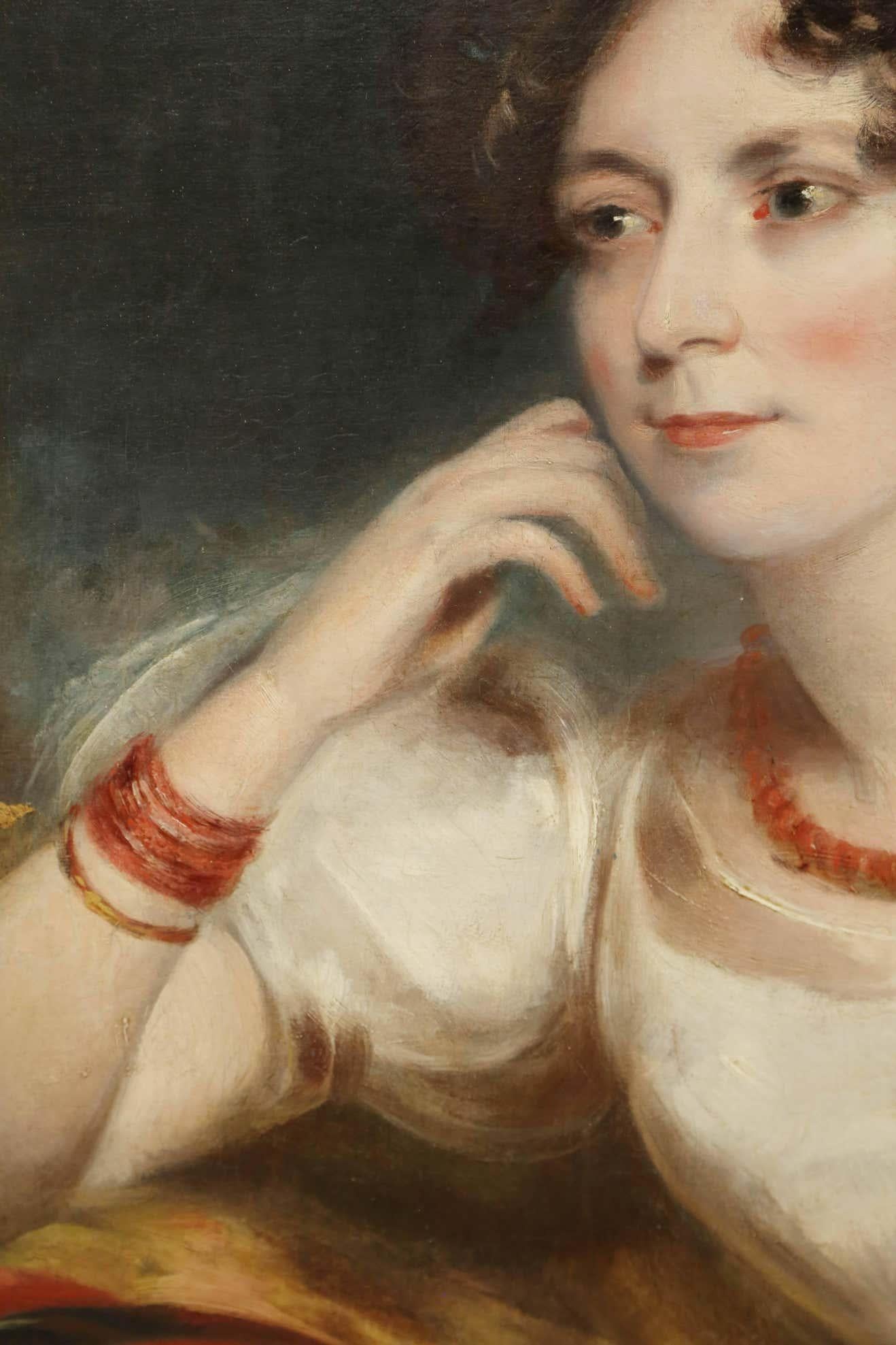 Portrait of Princess Sophia Matilda of Gloucester - Brown Portrait Painting by Sir Thomas Lawrence