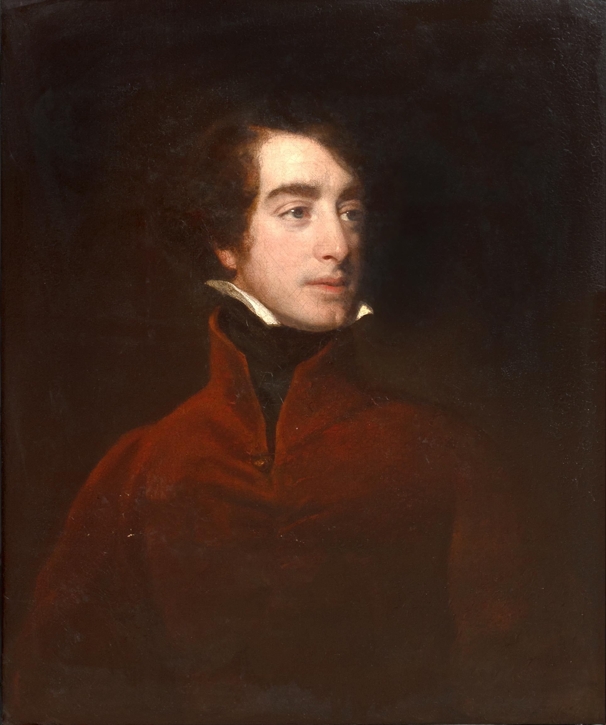 Portrait of William Wellesley-Pole, 3rd Earl Of Mornington, circa 1800 - Black Portrait Painting by Sir Thomas Lawrence