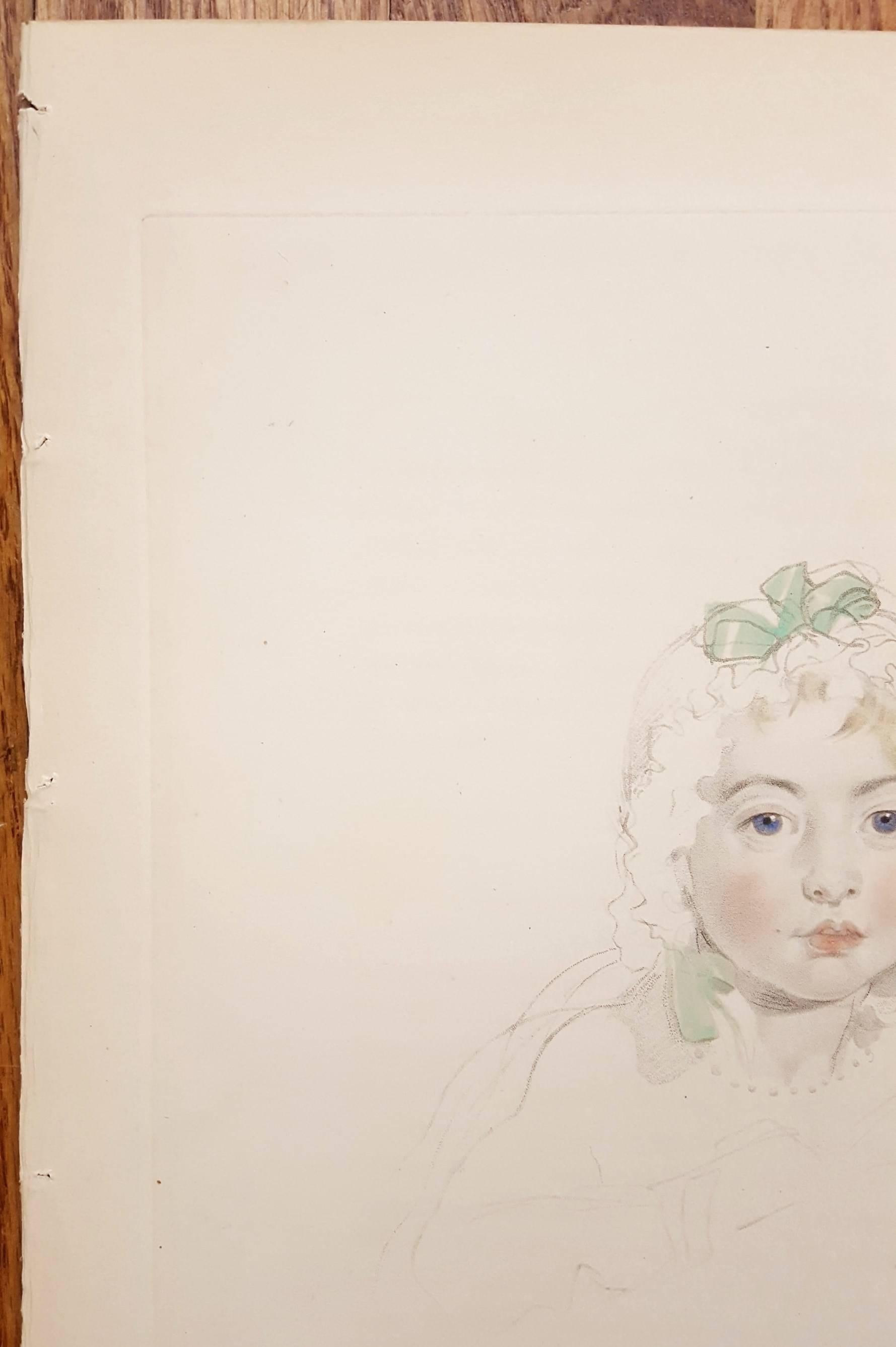 Mary Isabella Bloxum - Victorian Print by Thomas Lawrence