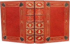 Sir Thomas MALORY. La Morte Darthur. Illustrated by Russell Flint. LEATHER BOUND