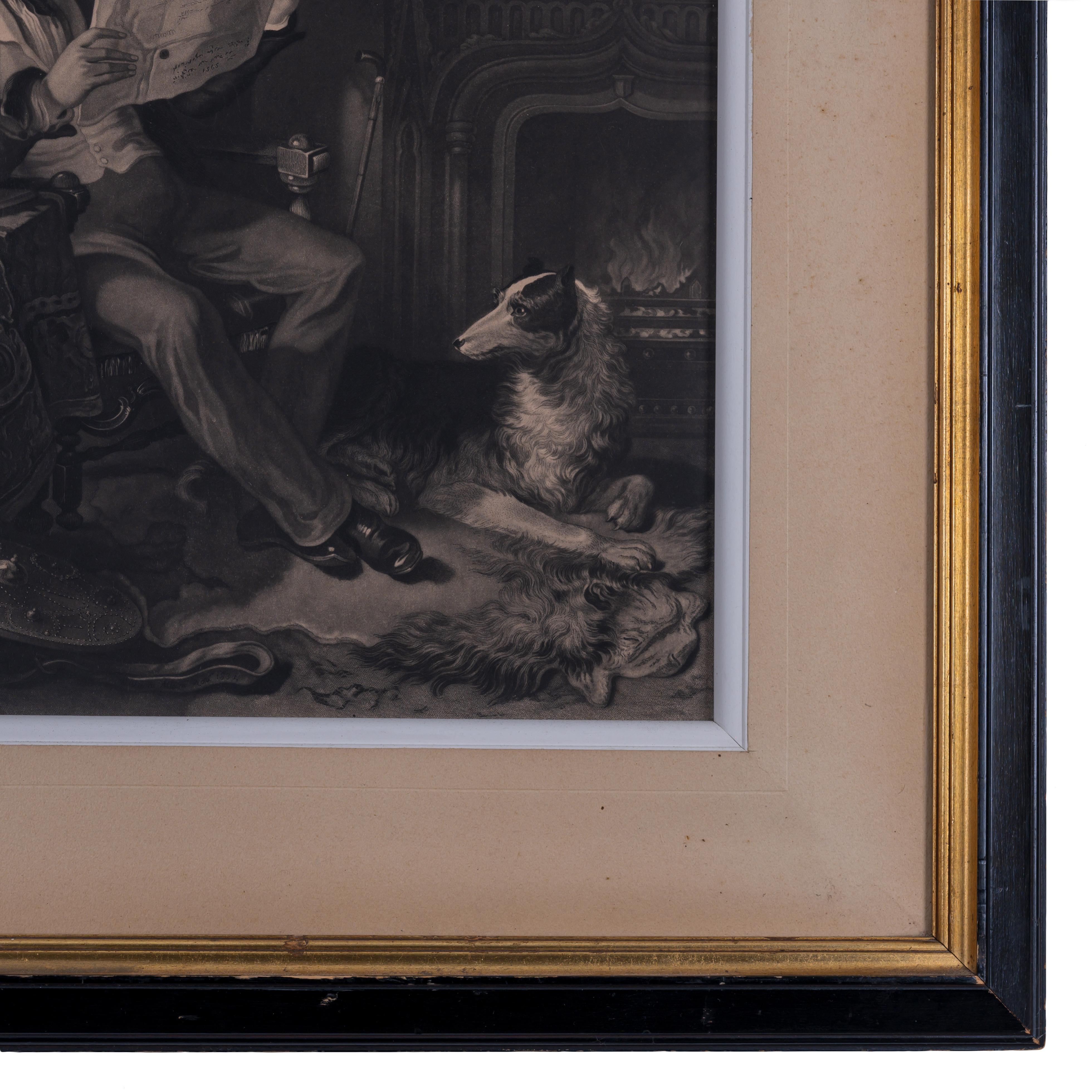 Sir Walter Scott in seiner Studie in Abbotsford, 1846 im Zustand „Gut“ im Angebot in Savannah, GA