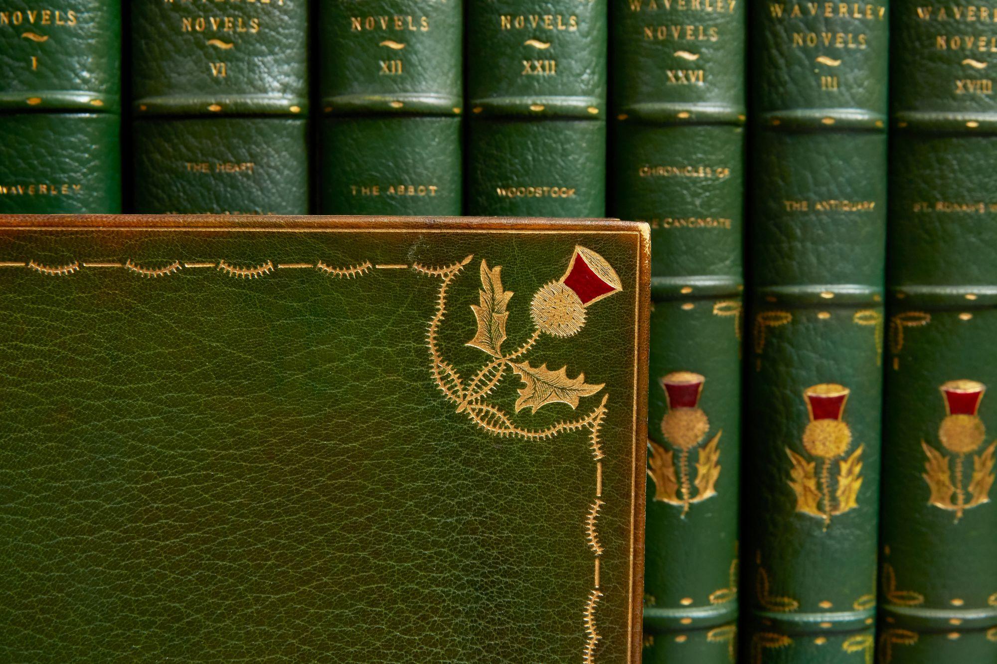 Leather Sir Walter Scott's Waverley Novels