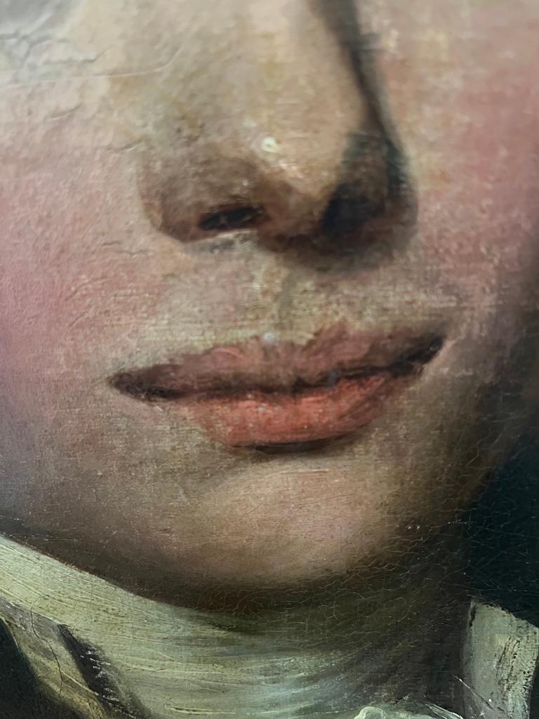 18th Century English School Portrait of a handsome young gentleman, half length 5