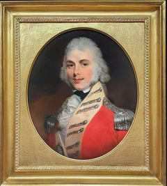 Portrait of a British Officer in a Scarlet Uniform c.1805