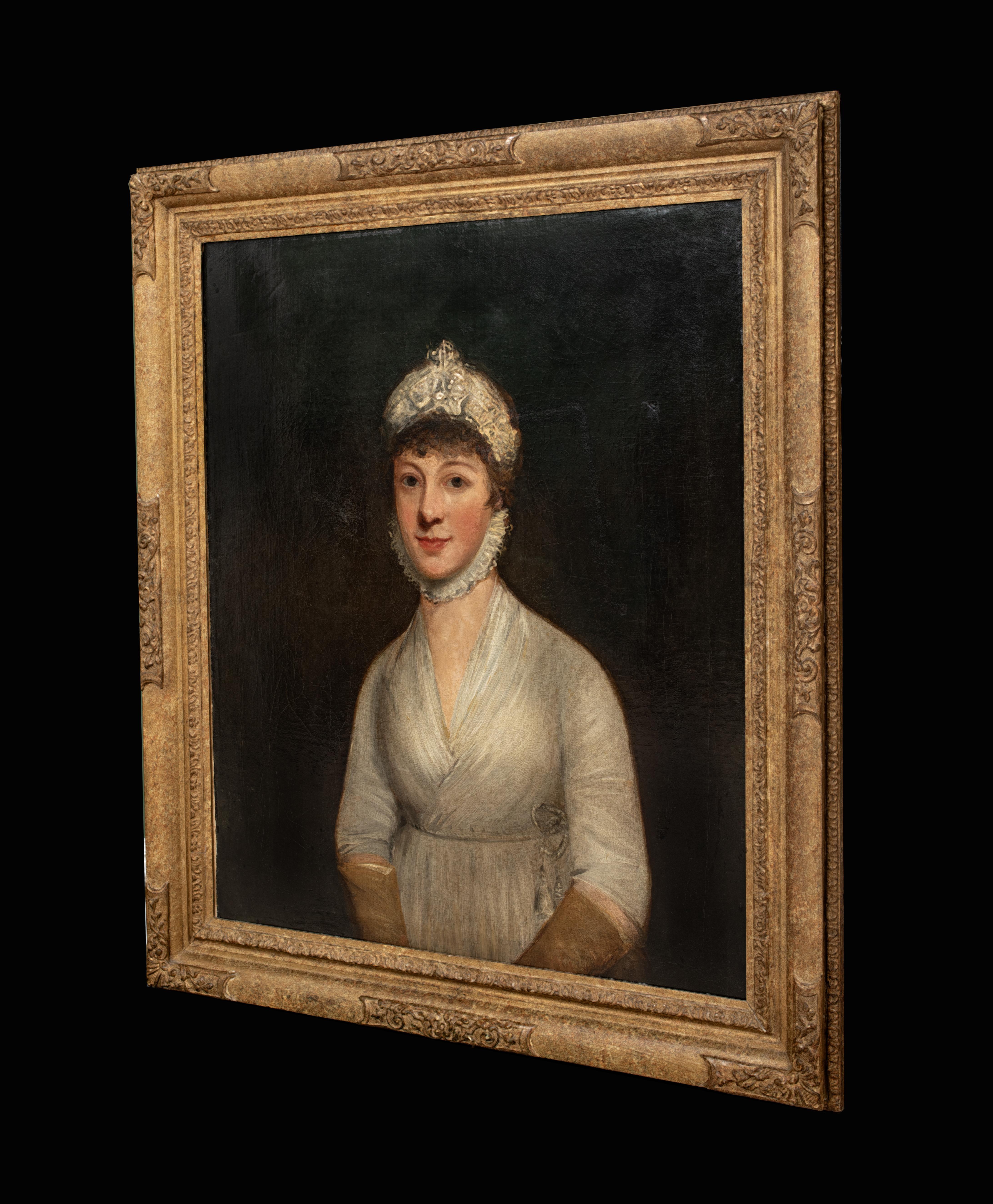 Portrait Of Julia Copley, 18th Century  circle of Sir William Beechey (1753-1859 For Sale 2