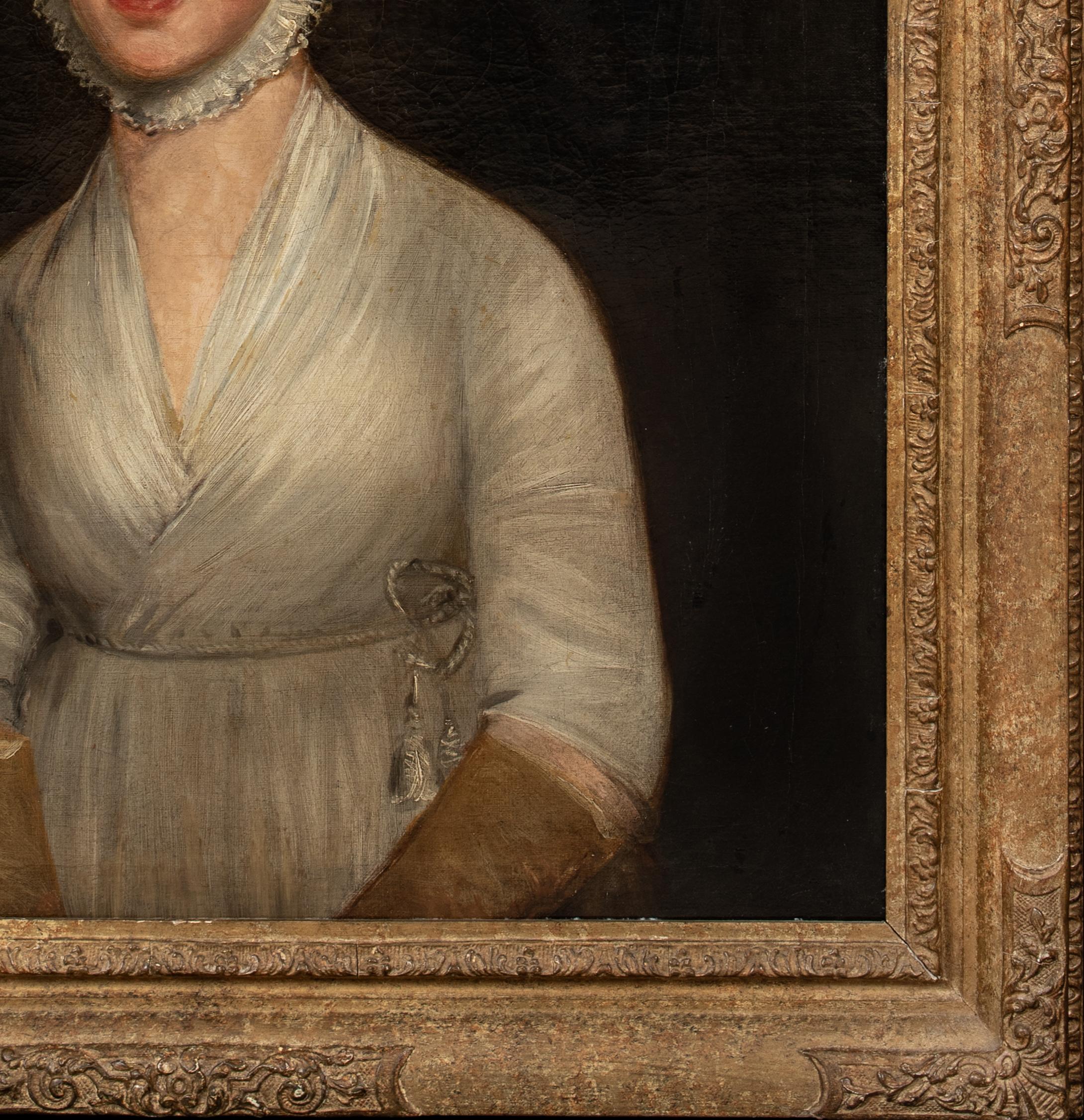 Portrait Of Julia Copley, 18th Century  circle of Sir William Beechey (1753-1859 For Sale 3