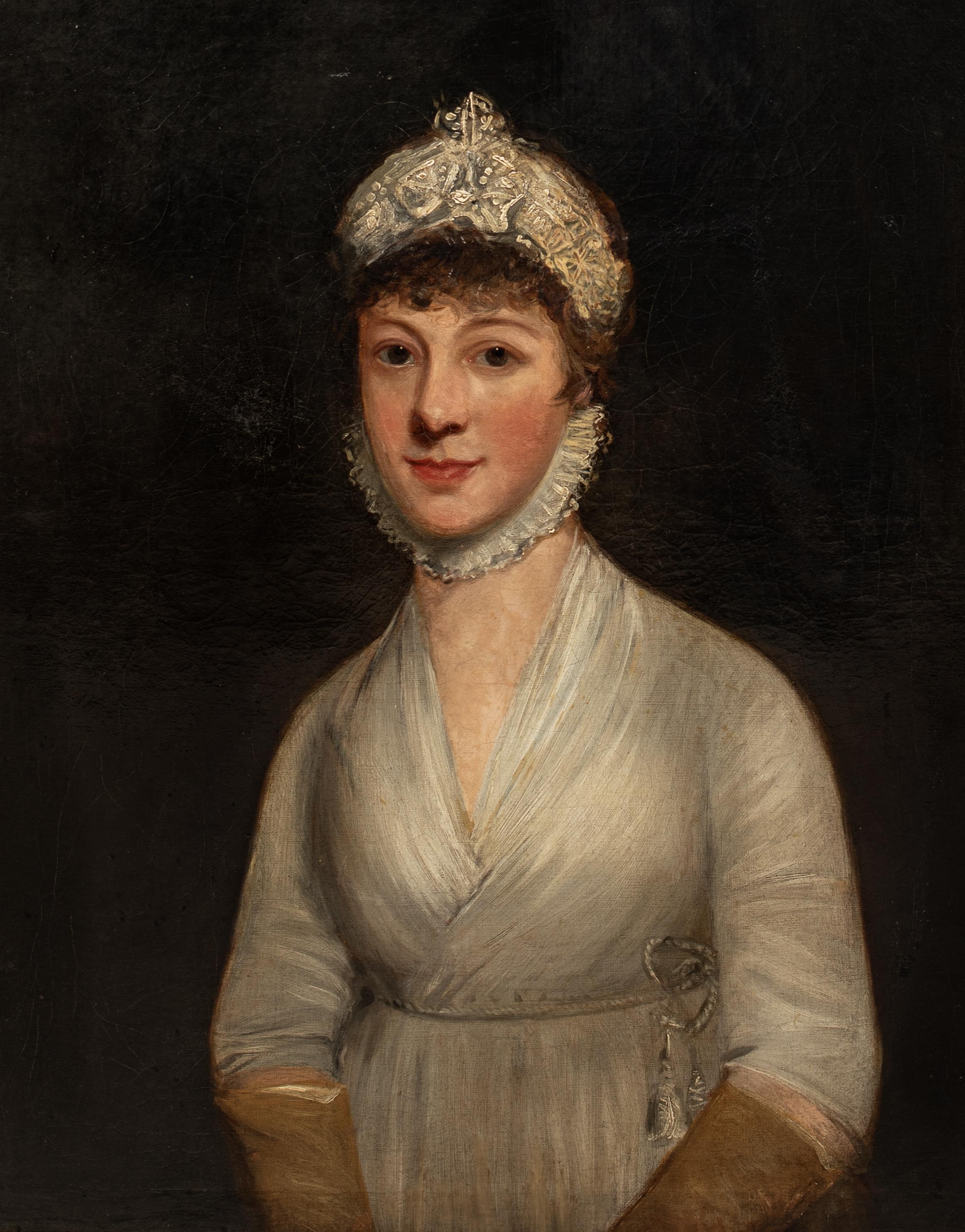 Portrait Of Julia Copley, 18th Century  circle of Sir William Beechey (1753-1859 For Sale 4