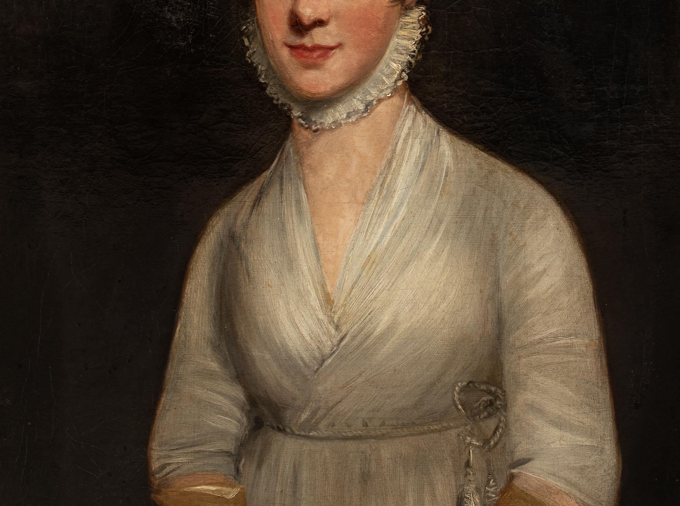 Portrait Of Julia Copley, 18th Century  circle of Sir William Beechey (1753-1859 For Sale 6