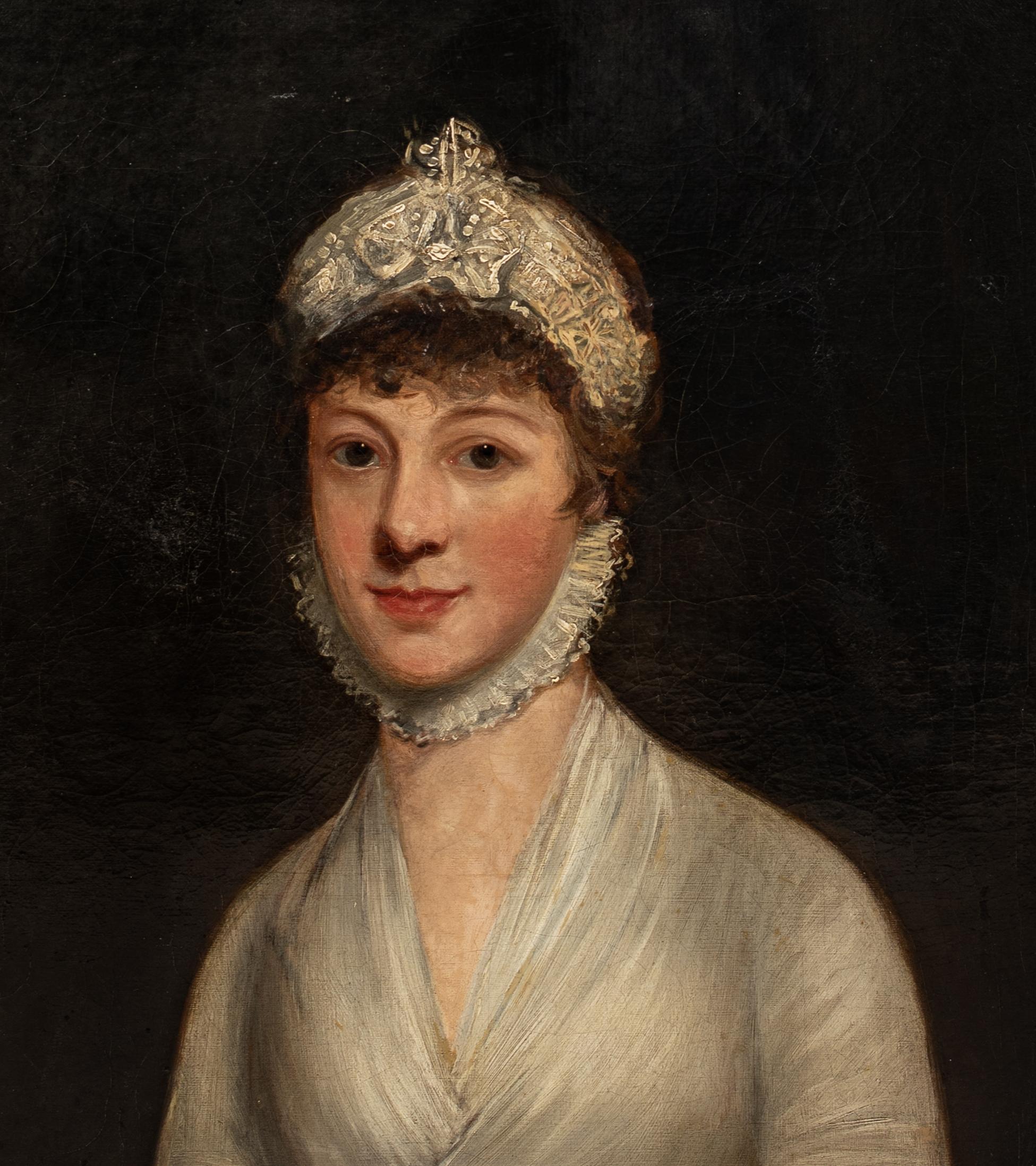 Portrait Of Julia Copley, 18th Century  circle of Sir William Beechey (1753-1859 For Sale 7