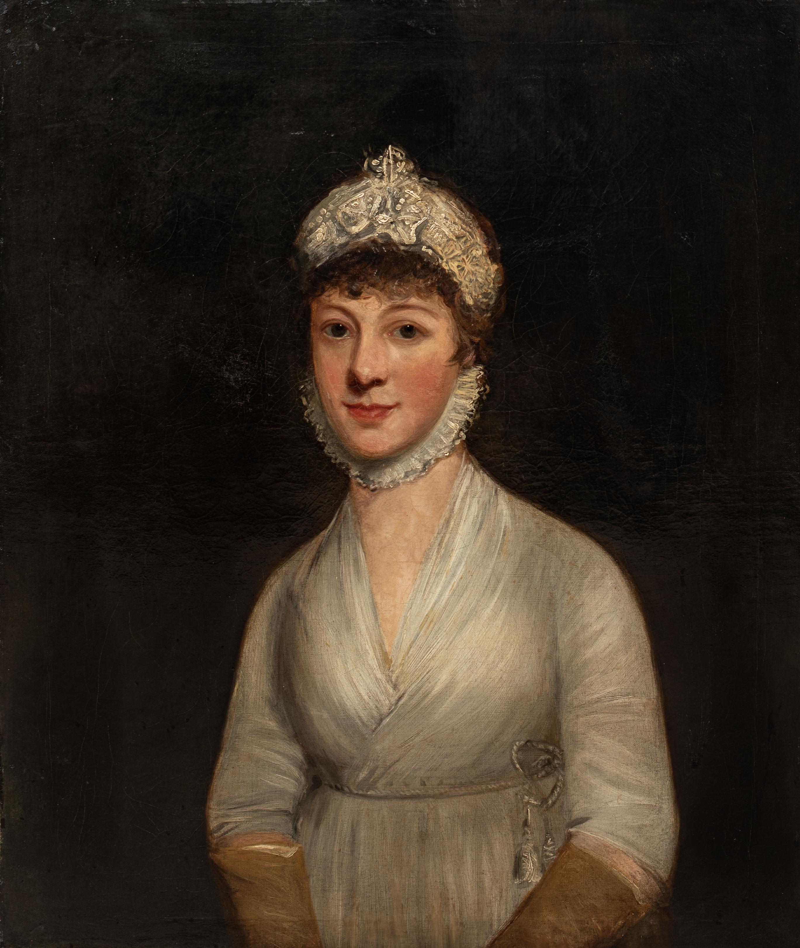 Portrait Of Julia Copley, 18th Century  circle of Sir William Beechey (1753-1859 For Sale 8