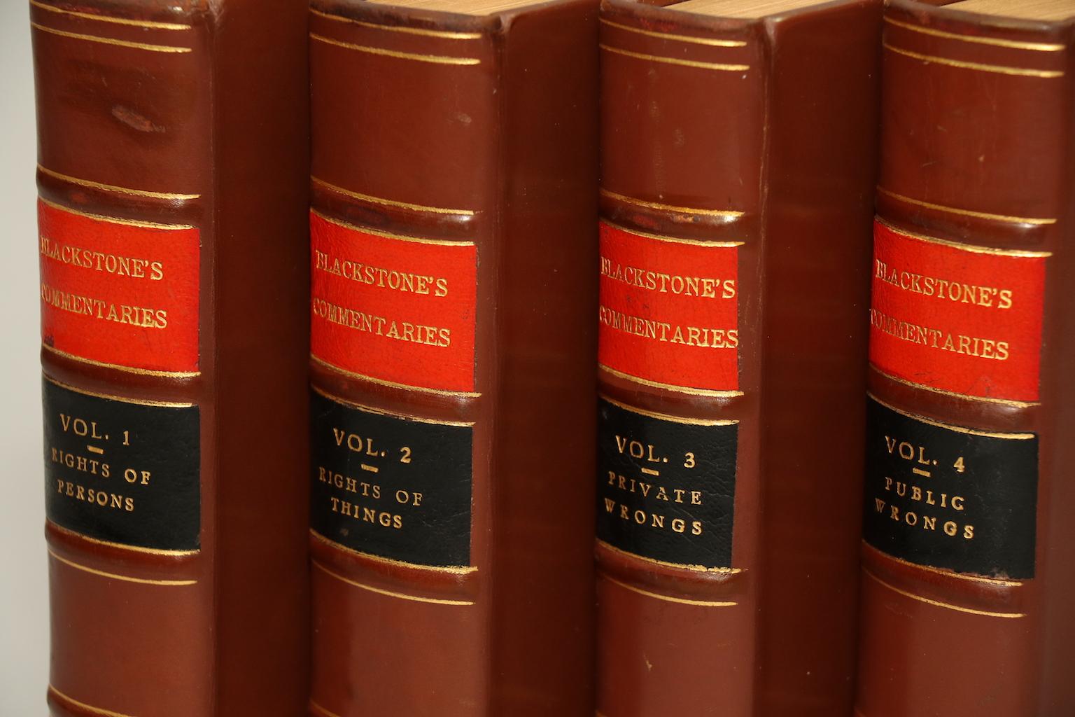 Notes and Additions by Edward Christian, Esq.

Sir. William Blackstone (1723-1780) was an English jurist, judge and Tory politician of the 18th century. Most noted for writing the Commentaries on the Laws of England. Following a slow start to his