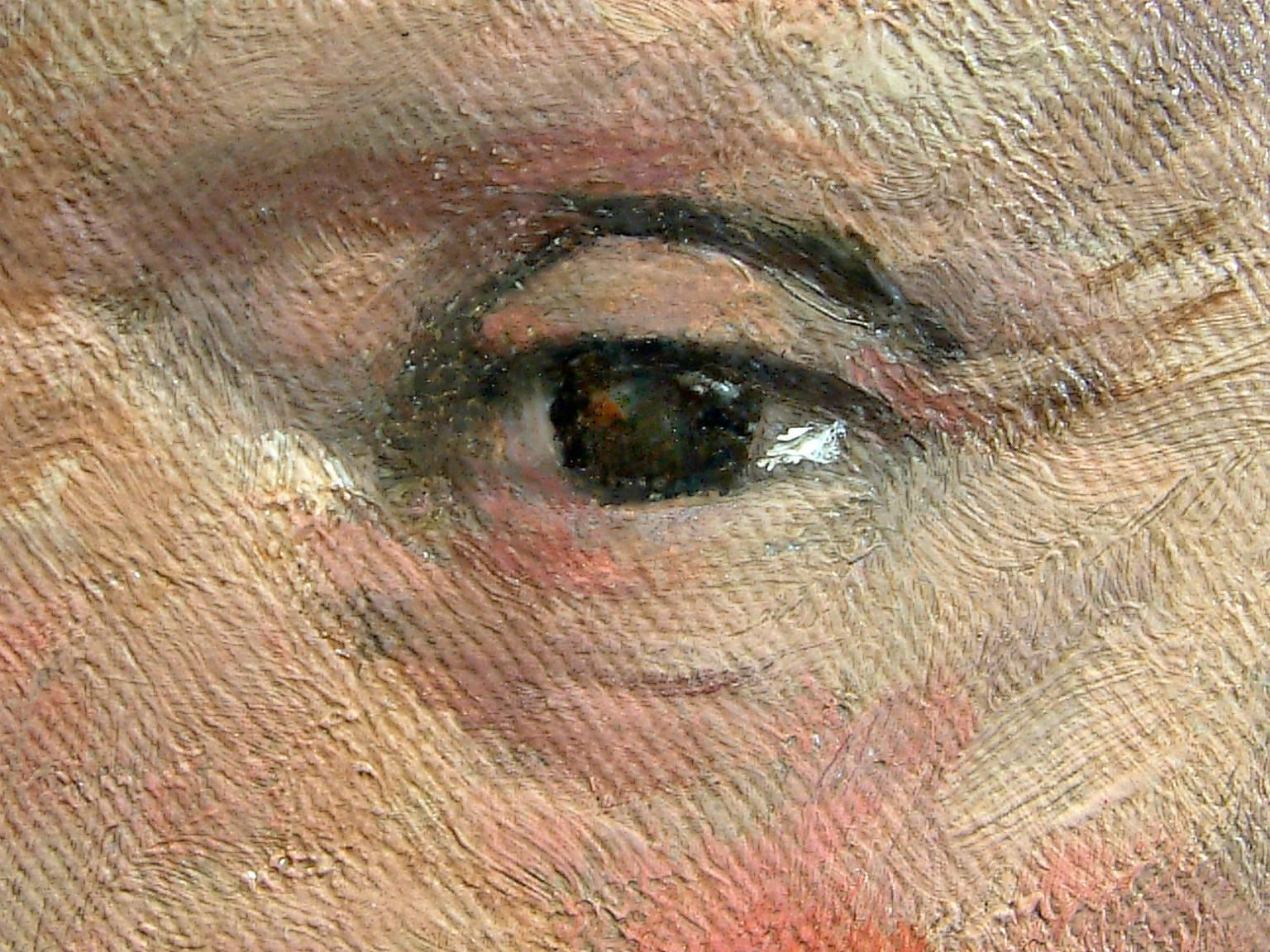 Porträt von Thomas Glass, sitzend in halber Länge, in einem braunen dreiteiligen Anzug – Painting von Sir William Orpen