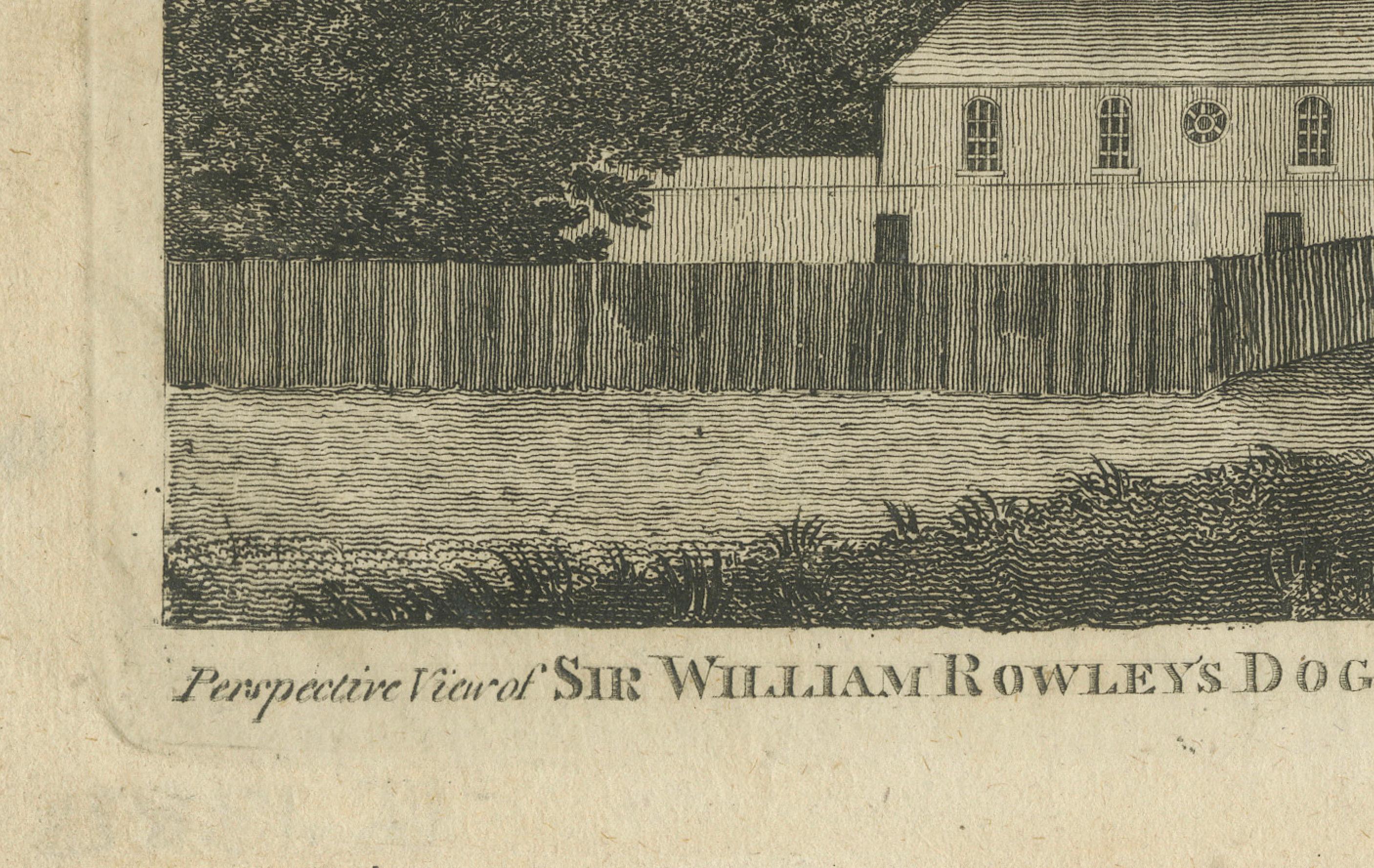 Perrera de Sir William Rowley: El legado de la caza en Tendring Hall, Suffolk (1795) en Bueno estado para la venta en Langweer, NL