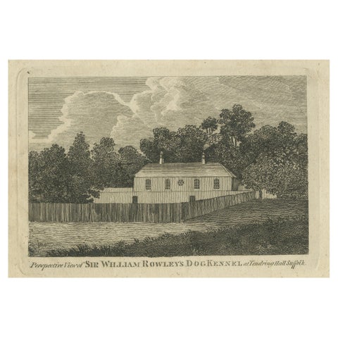 Sir William Rowley's Dog Kennel: Hunting Legacy at Tendring Hall, Suffolk (1795)