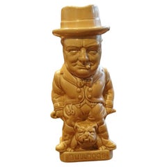 Sir Winston Churchill 'Bulldogs' Burleigh Ware toby jug