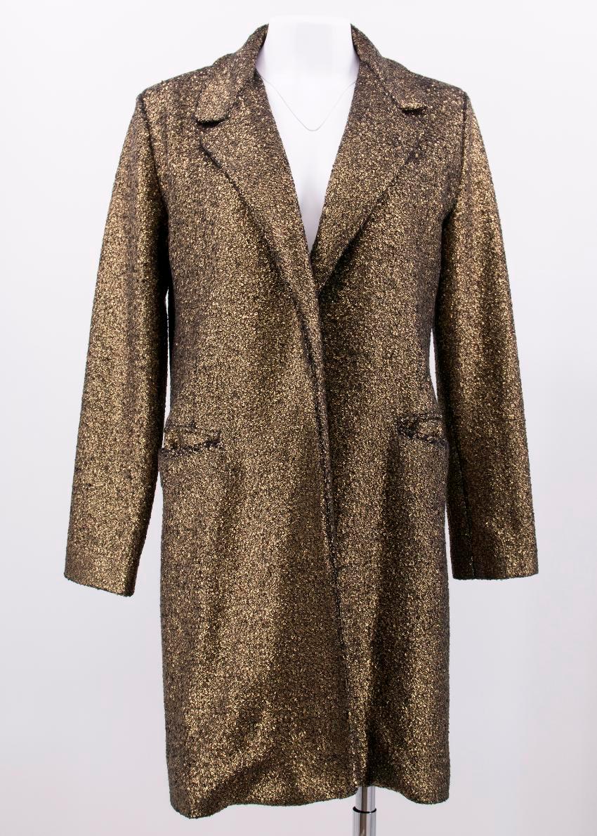 Women's Siran Olivia Bronze Coat  - Size US 2 For Sale