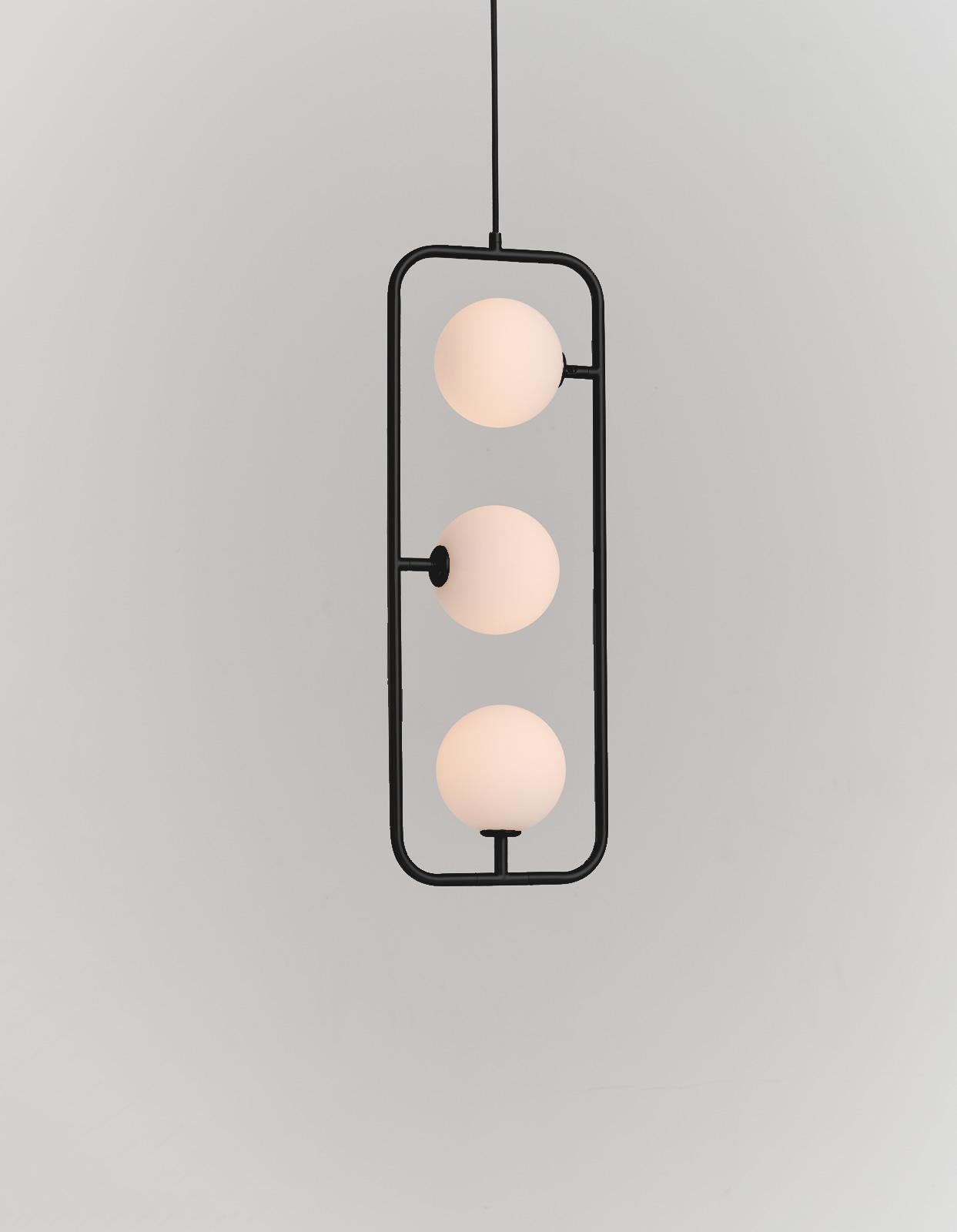 Sircle Pendant PV3, a symbolization merged Square and Circle, inspired by the East aesthetic philosophy, the circular light ball just like a soft tender mind leans on the rigid prudent frame, chemically shaped a harmonious feature with its flexible