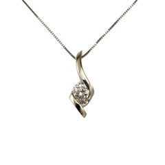 Sirena Collection 14K White Gold Diamond Pendant Necklace #23471