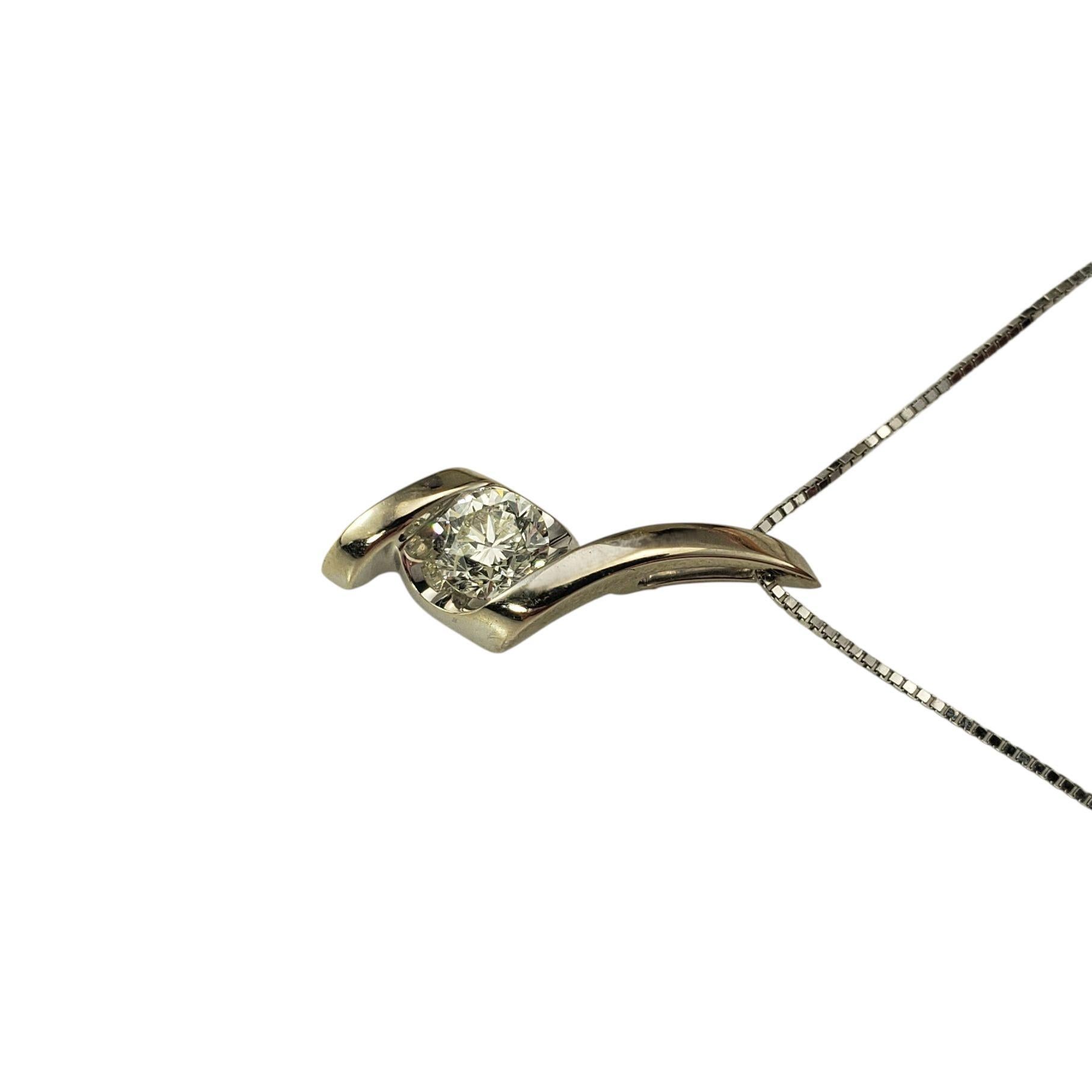 Contemporaneo Collana con diamante in oro bianco 14K Sirena Collection'S #23471 in vendita