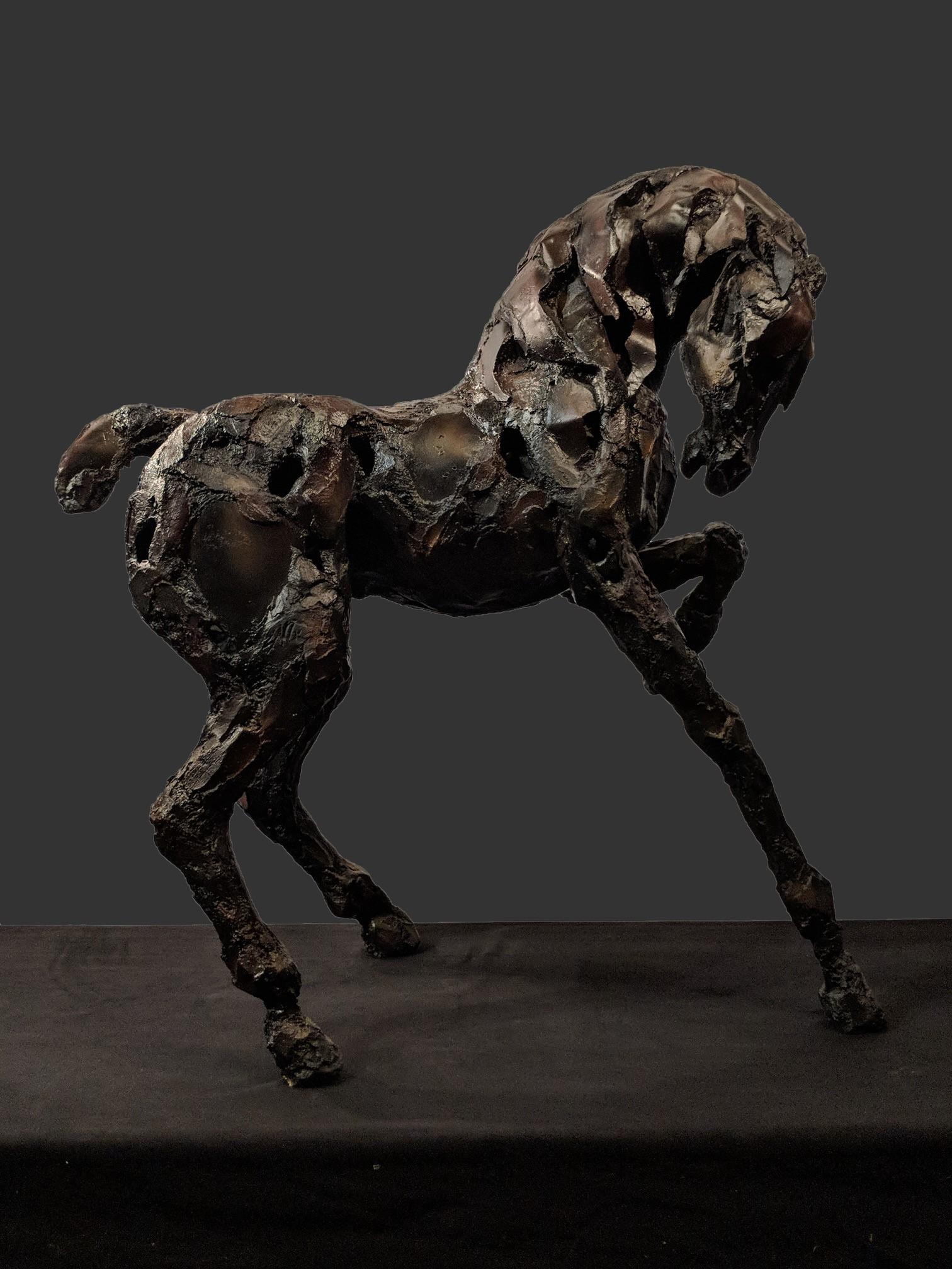 Siri Hollander Figurative Sculpture - Chispa 3/17
