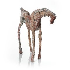 Horse (mixed media fiber sculpture)