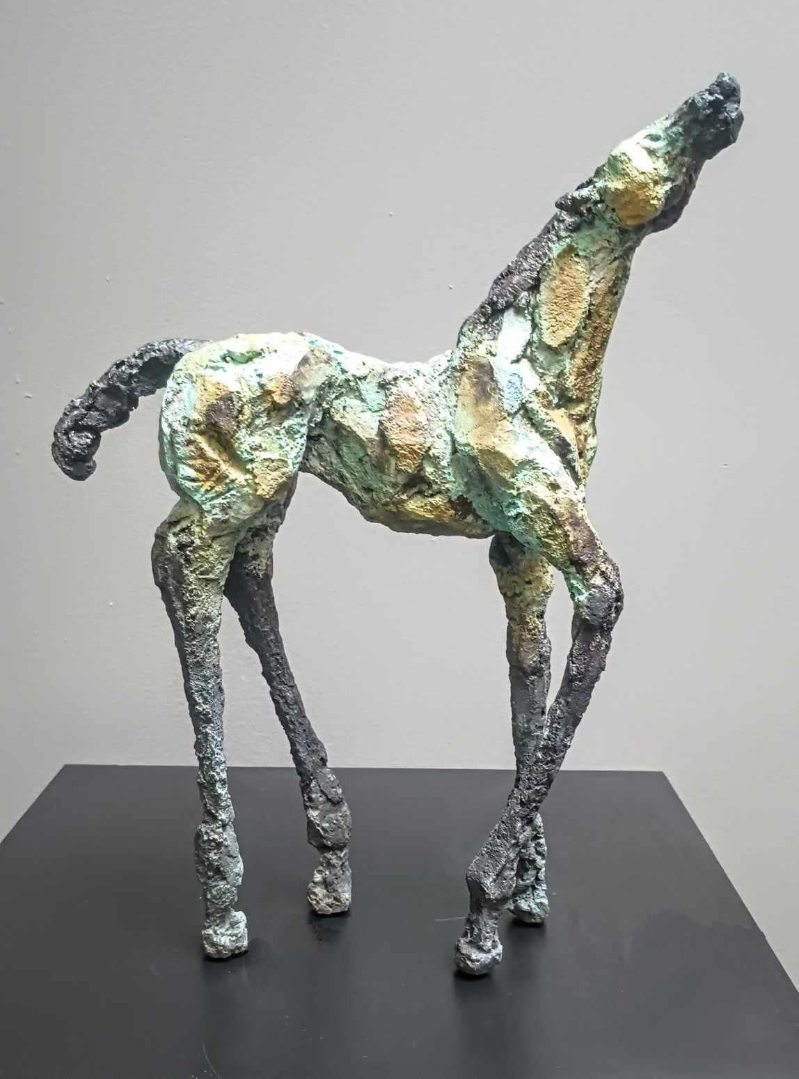Siri Hollander Abstract Sculpture – Lokomotive 5/30