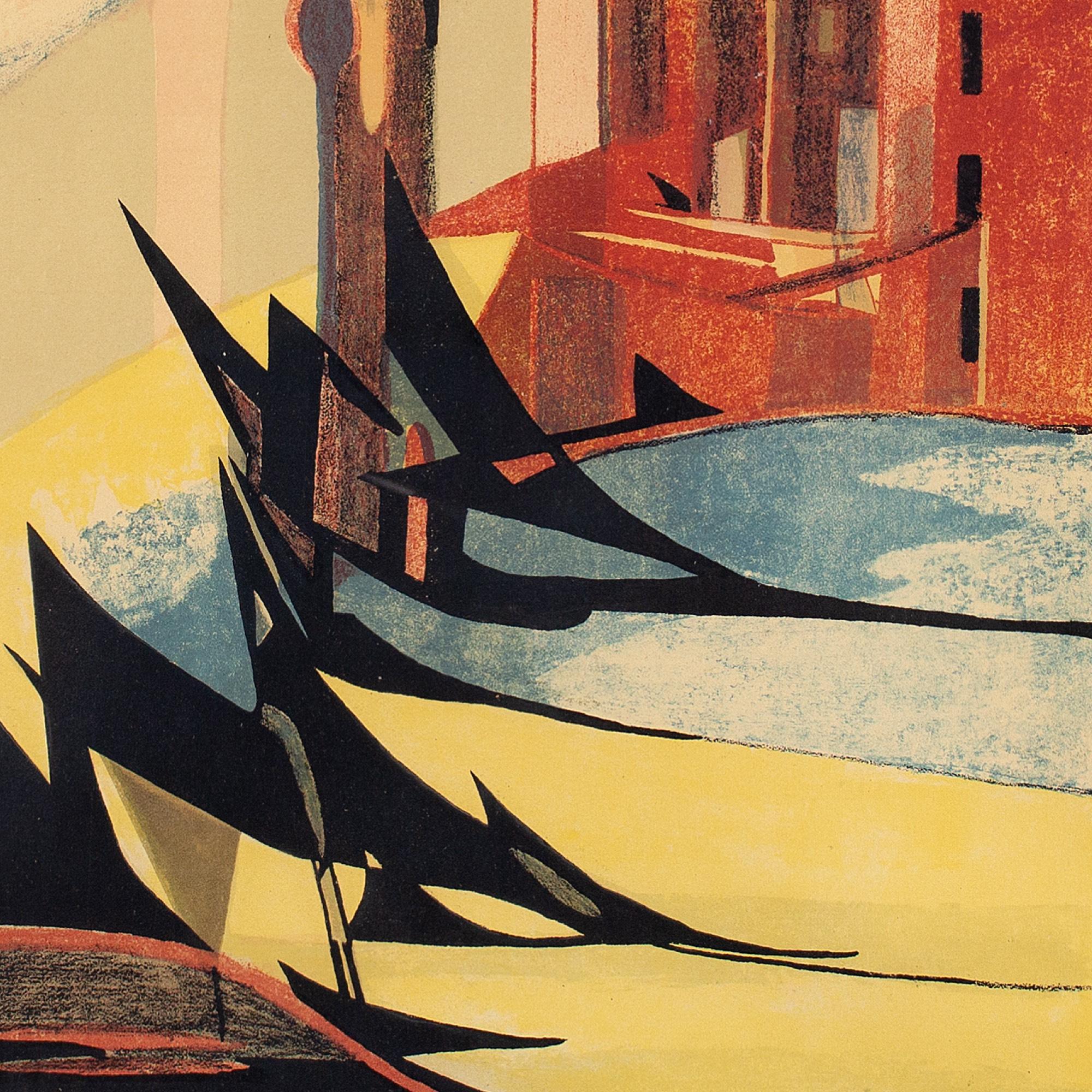 Siri Rathsman, Composition, Vintage Lithograph 3