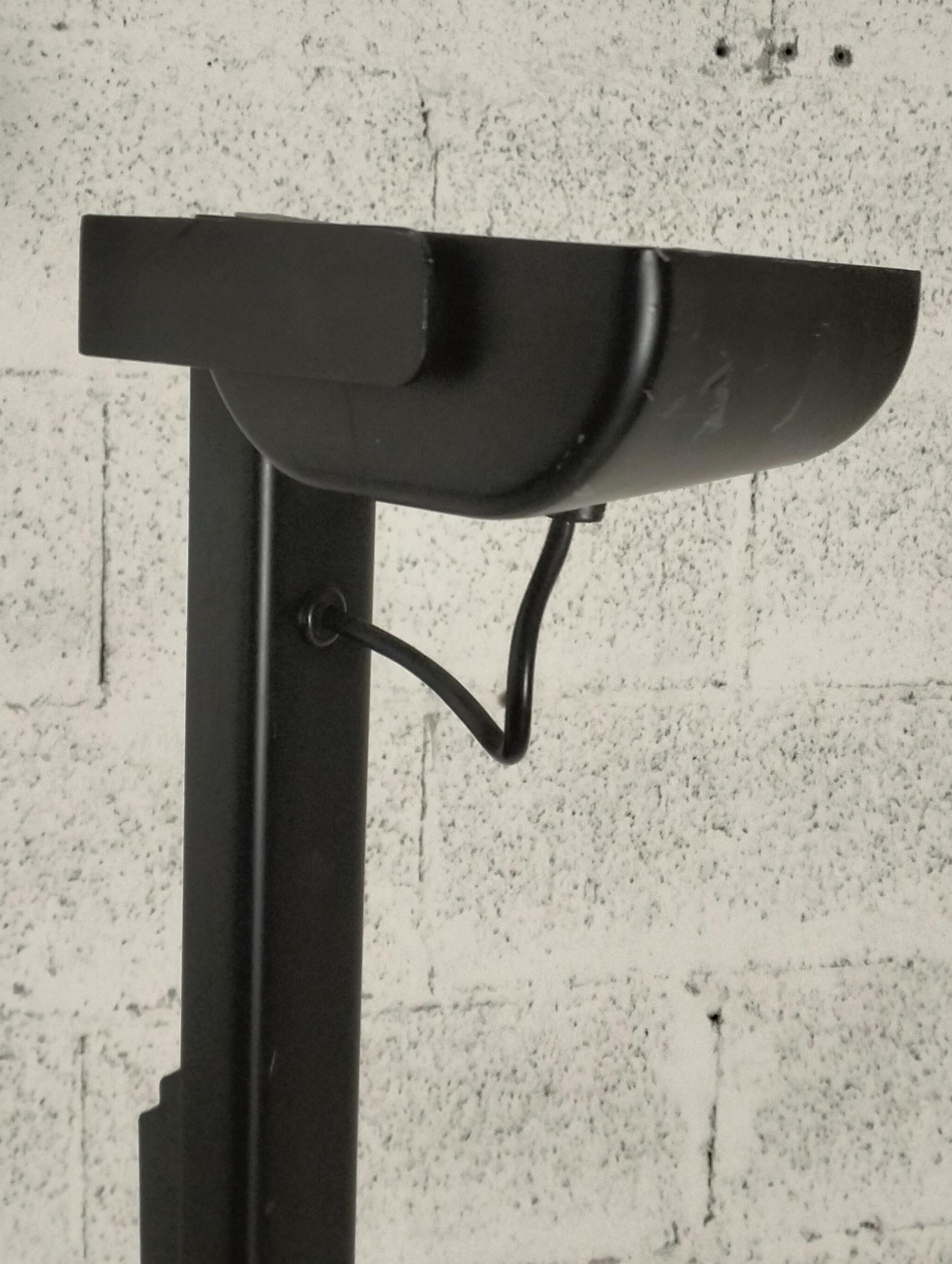Lampadaire noir Sirio par Kazuhide Takahama pour Sirrah 1977 en vente 1