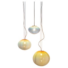 Sirio Ceiling Lamp, Hand-Blown Murano Glass, 2021, Size "M"