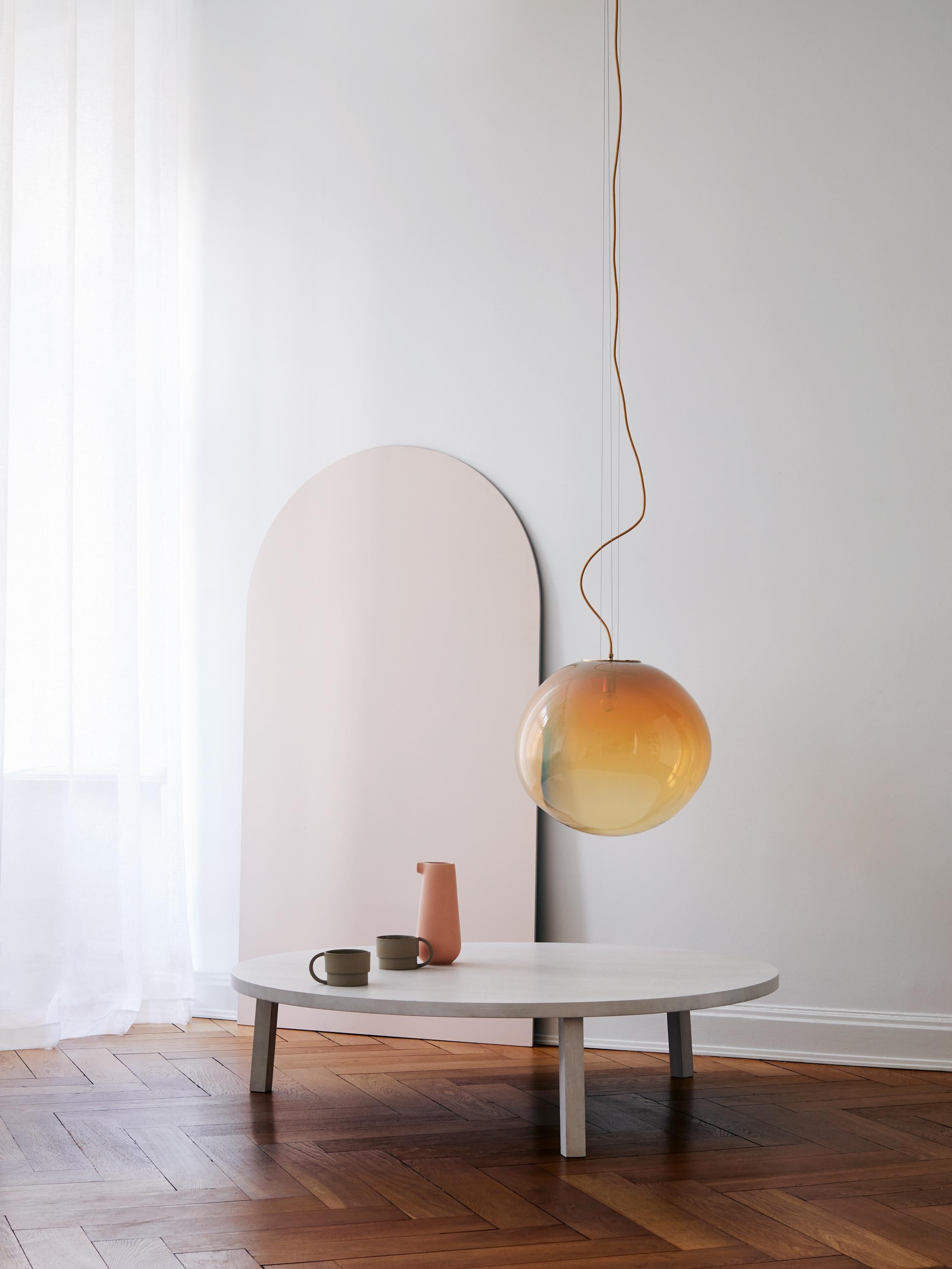 Contemporary Sirio Ceiling Lamp, Hand-Blown Murano Glass, 2021, Size 