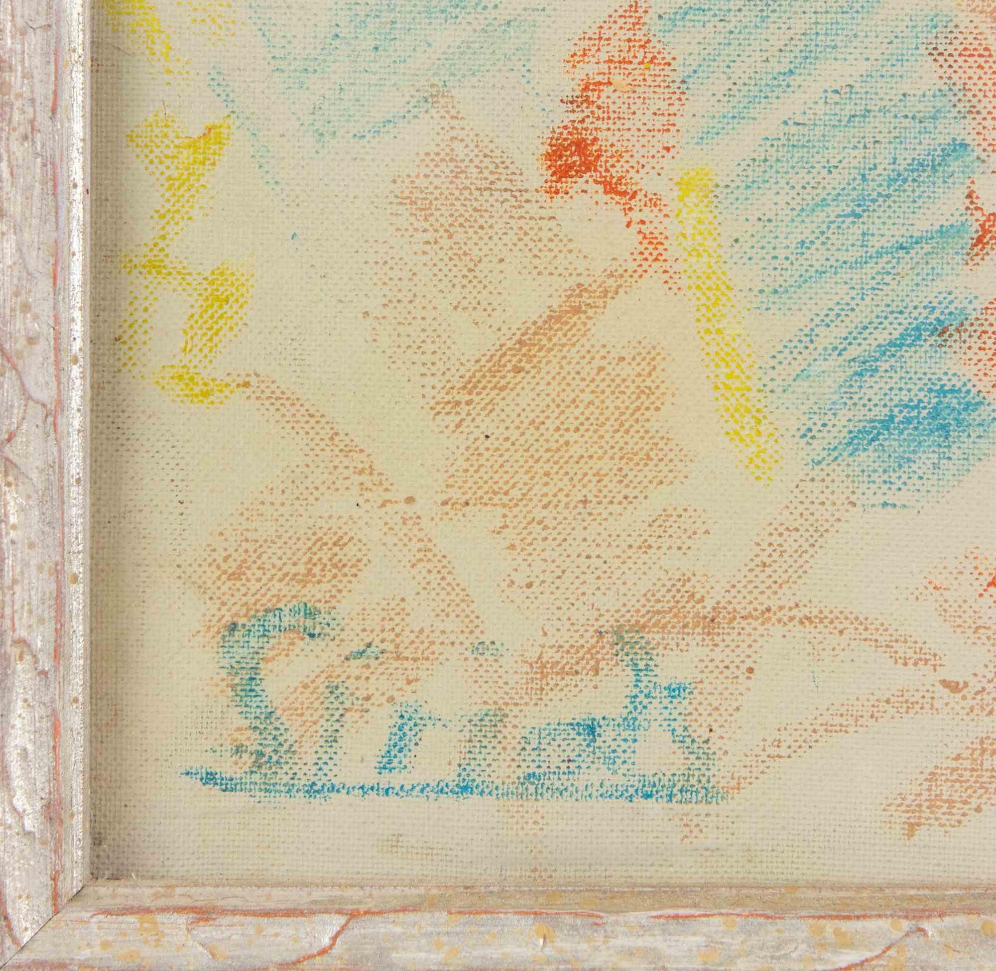 Abstract Composition (Boat) - Drawing by Sirio Pellegrini - 1970s For Sale 2
