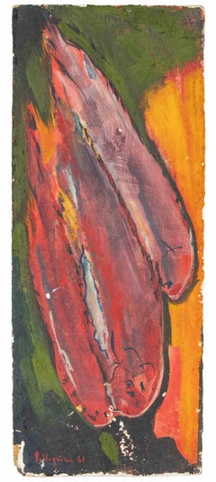 Peces - Pintura de Sirio Pellegrini - Años 60