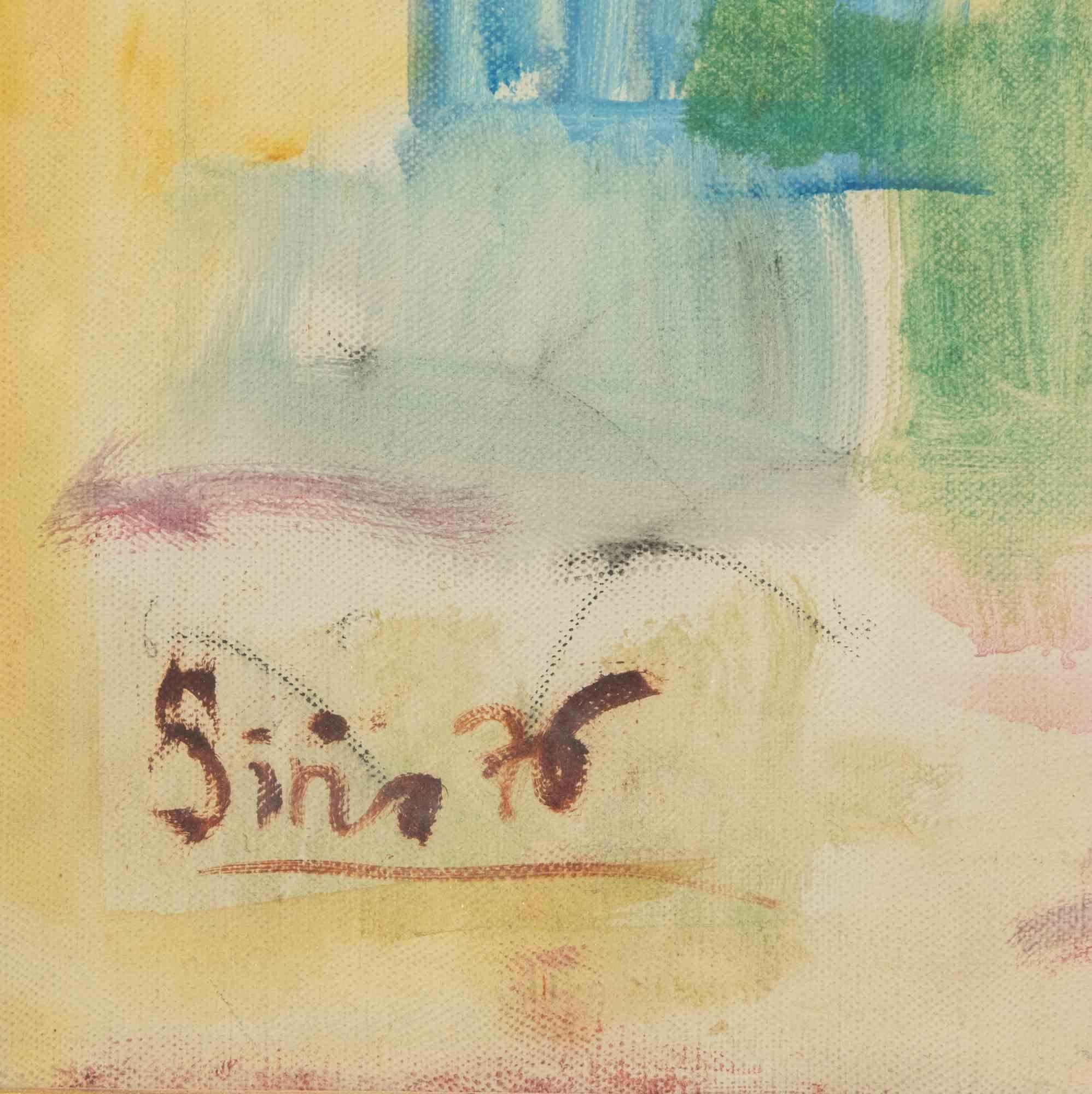 Mädchen – Farbe von Sirio Pellegrini – 1976 im Angebot 3